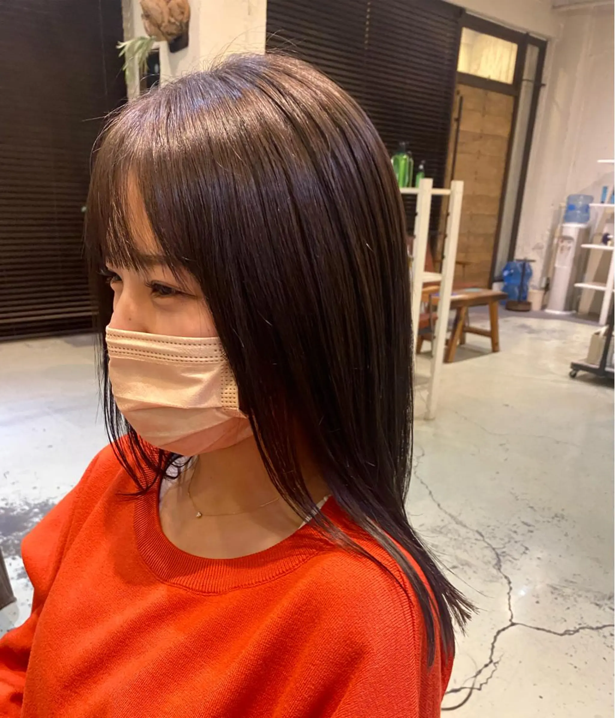 ロング カラー 谷九/天王寺/上本町 /似合わせ/北川響のヘアスタイル