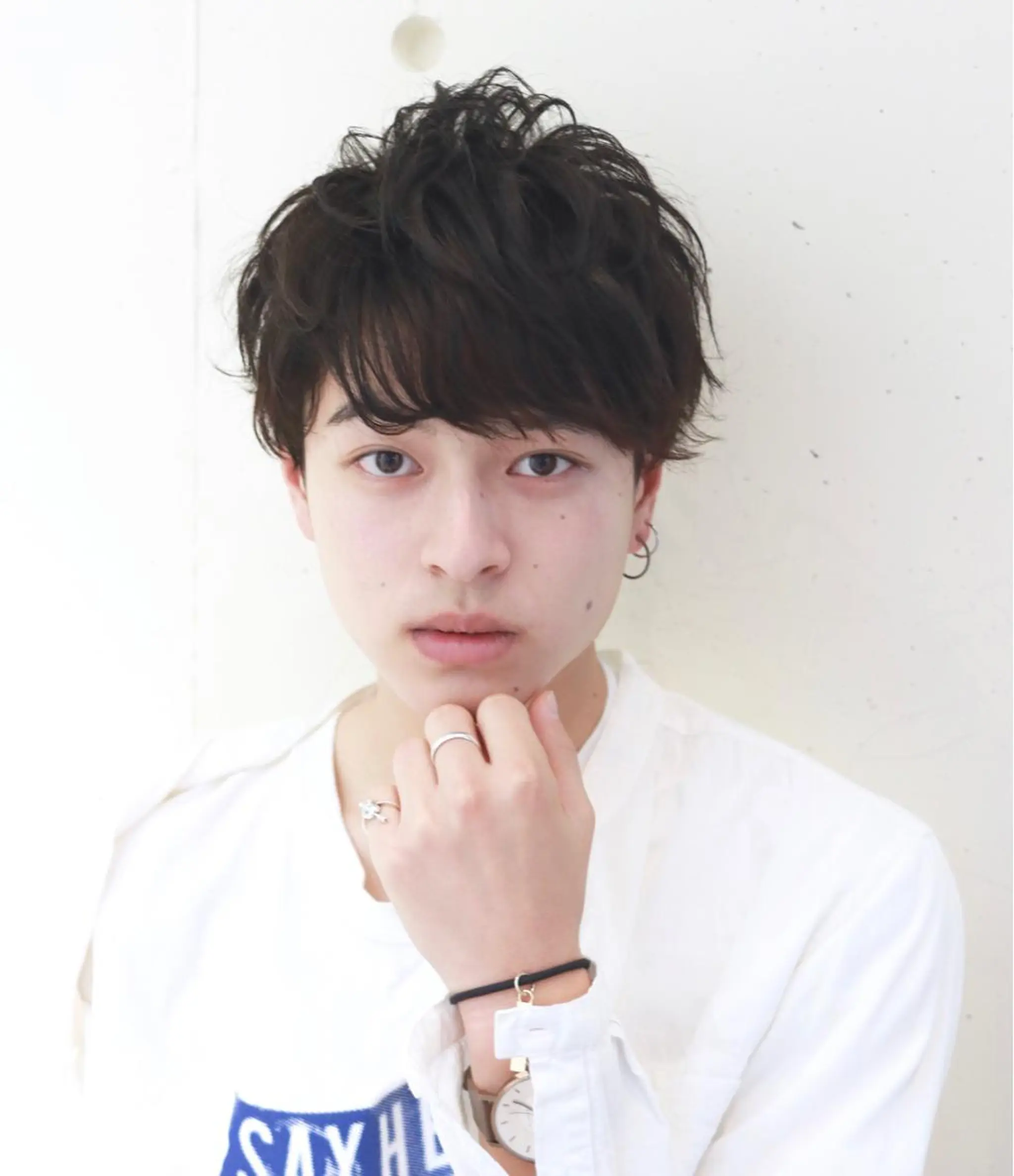 カラー パーマ ヘアアレンジ メンズ メンズブリーチ メンズハイライト メンズパーマ ブリーチ グラデーションカラー カット パーマ 【ツヤ髪美容師】 ツダケイスケのヘアスタイル