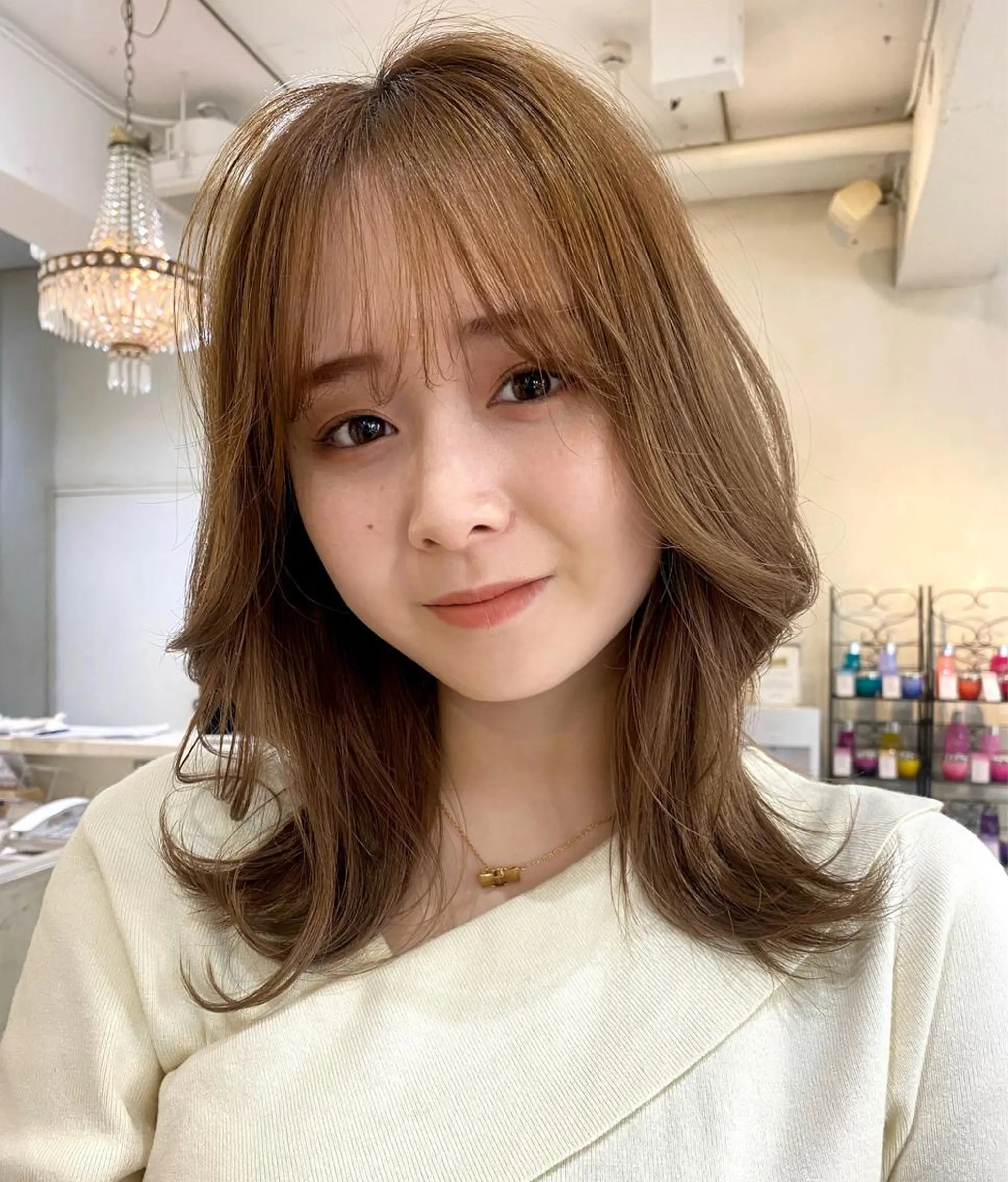 ミディアム カラー MINX【青山店】所属・asuka/似合わせ /レイヤー/暖色のヘアスタイル