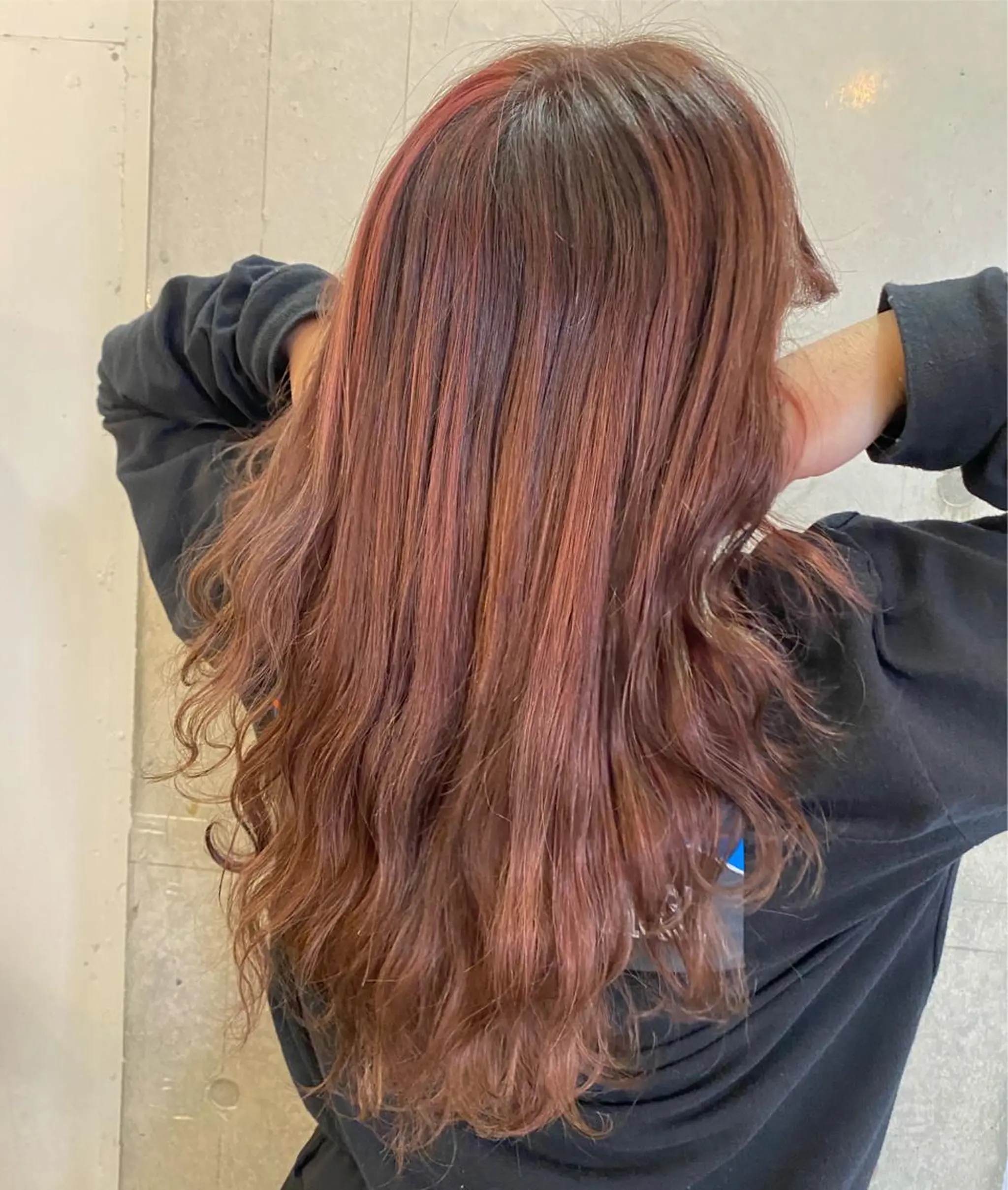 ロング ハイライト Lycka所属・ナギサ/ 大分森町のヘアスタイル