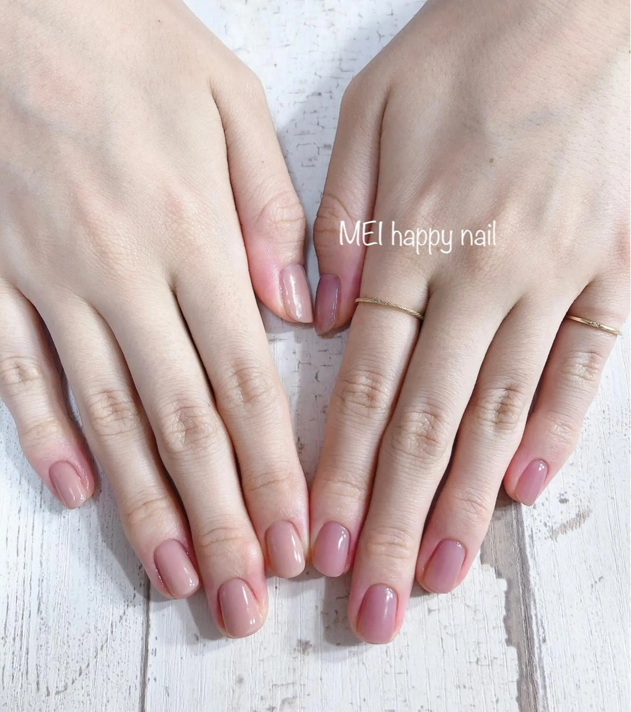 ネイル 北浦和 自爪育成ケアのネイルデザイン