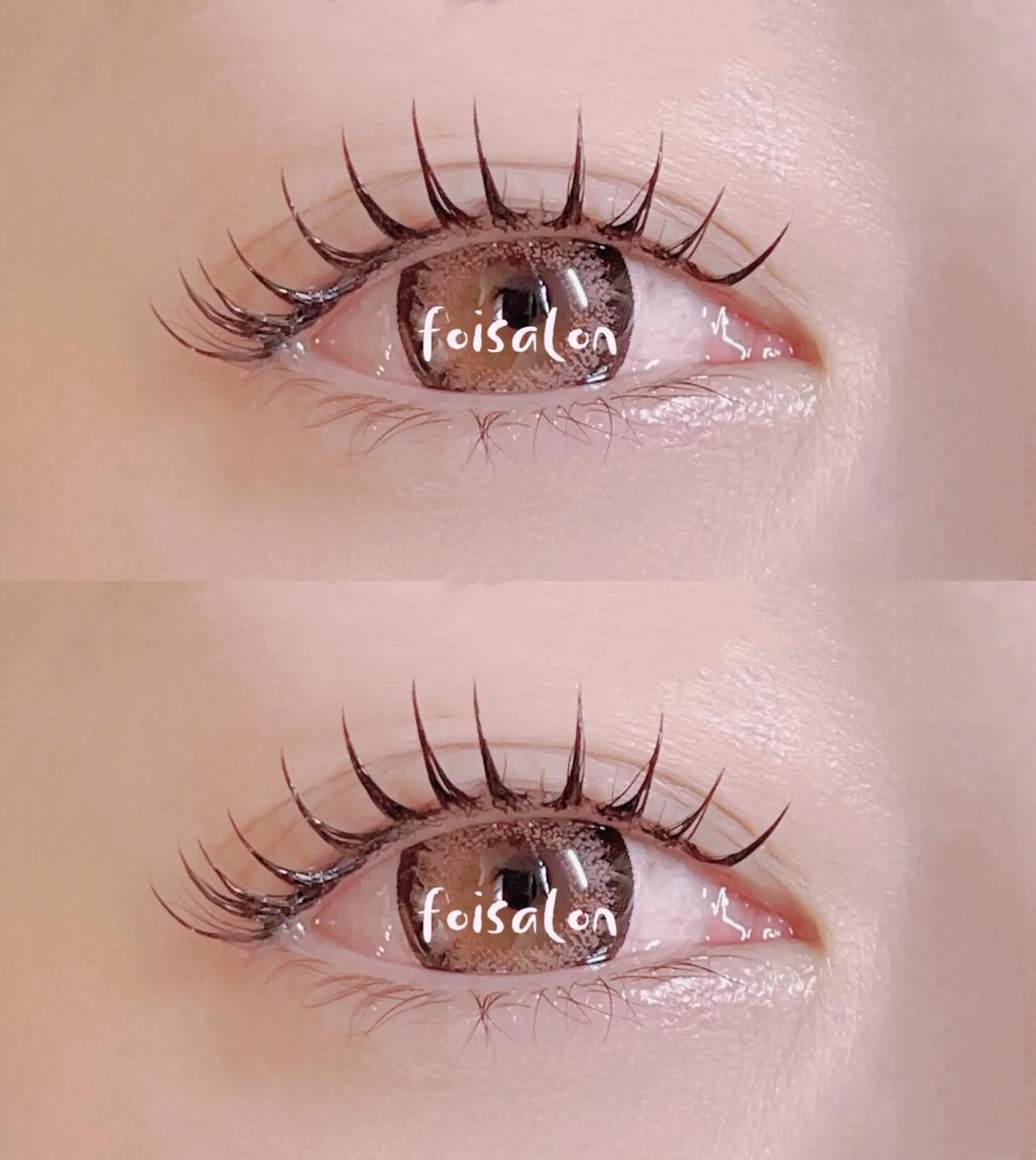 マツエク・マツパ フラットラッシュ パリジェンヌラッシュリフト まつげパーマ 一重×まつ毛パーマ ワンホンマツエク foisalon 新宿西口店のマツエク・マツパデザイン