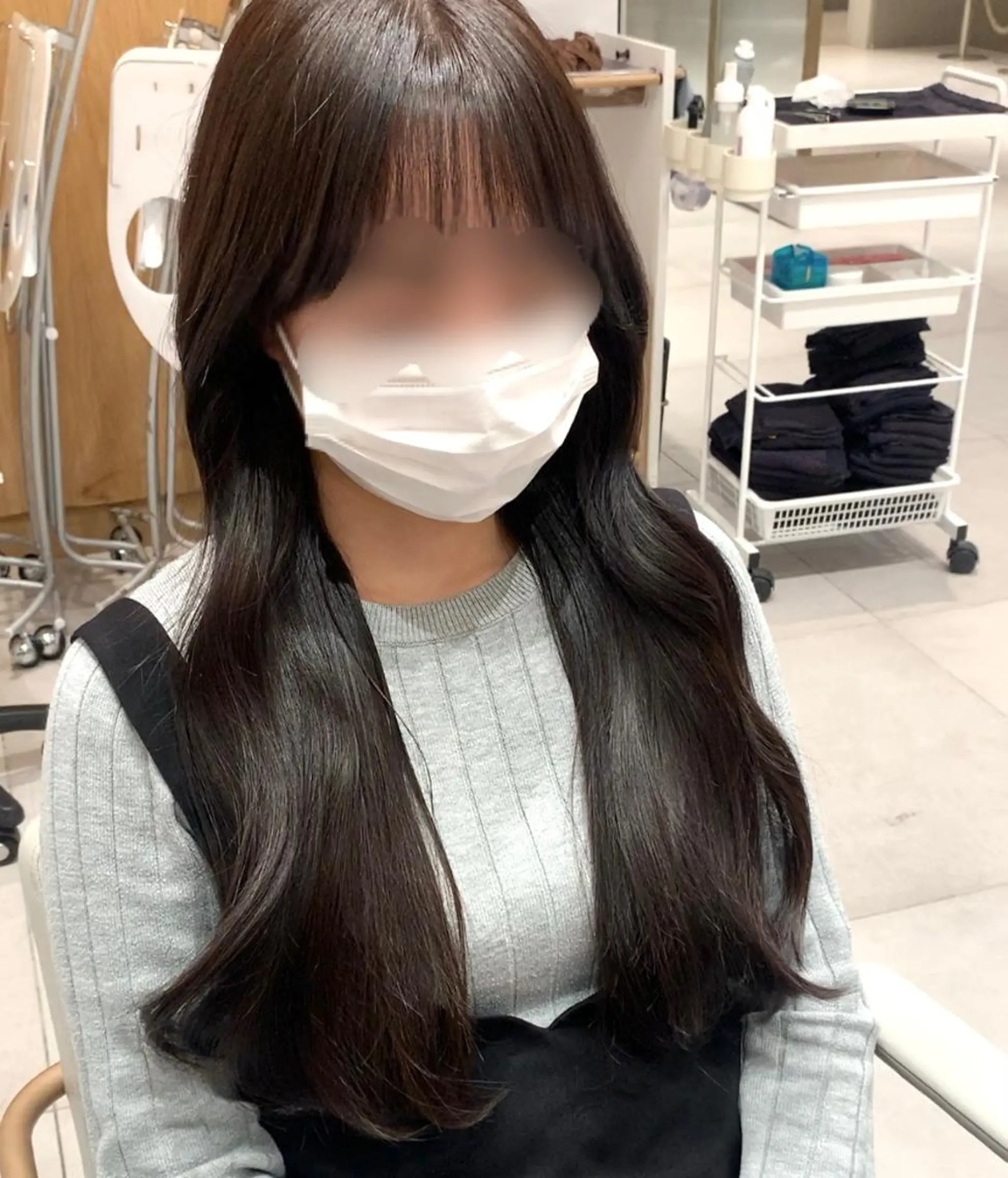 ロング カラー ヘアアレンジ ヘアカラー トリートメント 内田 志乃のヘアスタイル