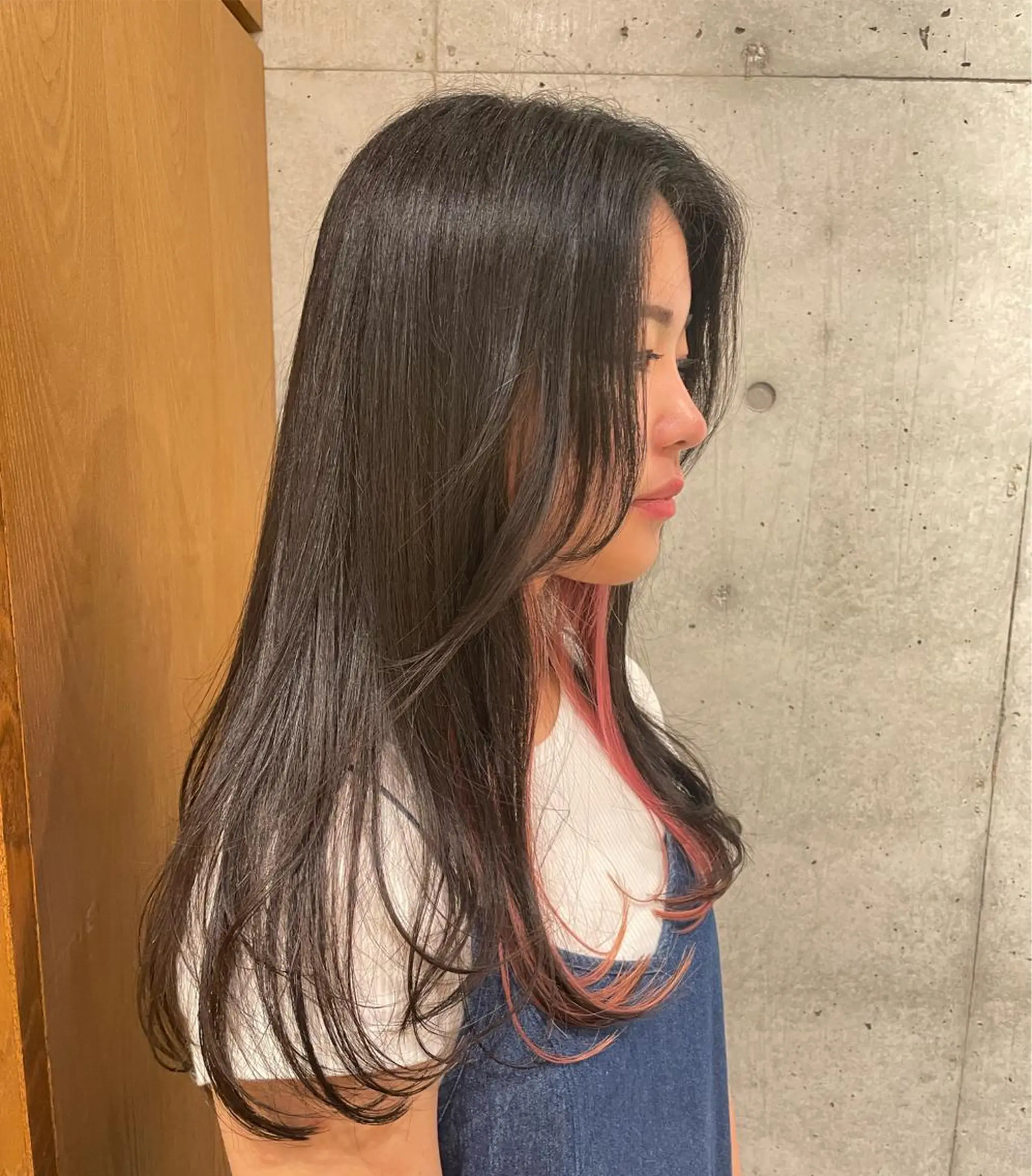 ロング 韓国風ヘア CRESCENDO 山本樹カットカラーのヘアスタイル