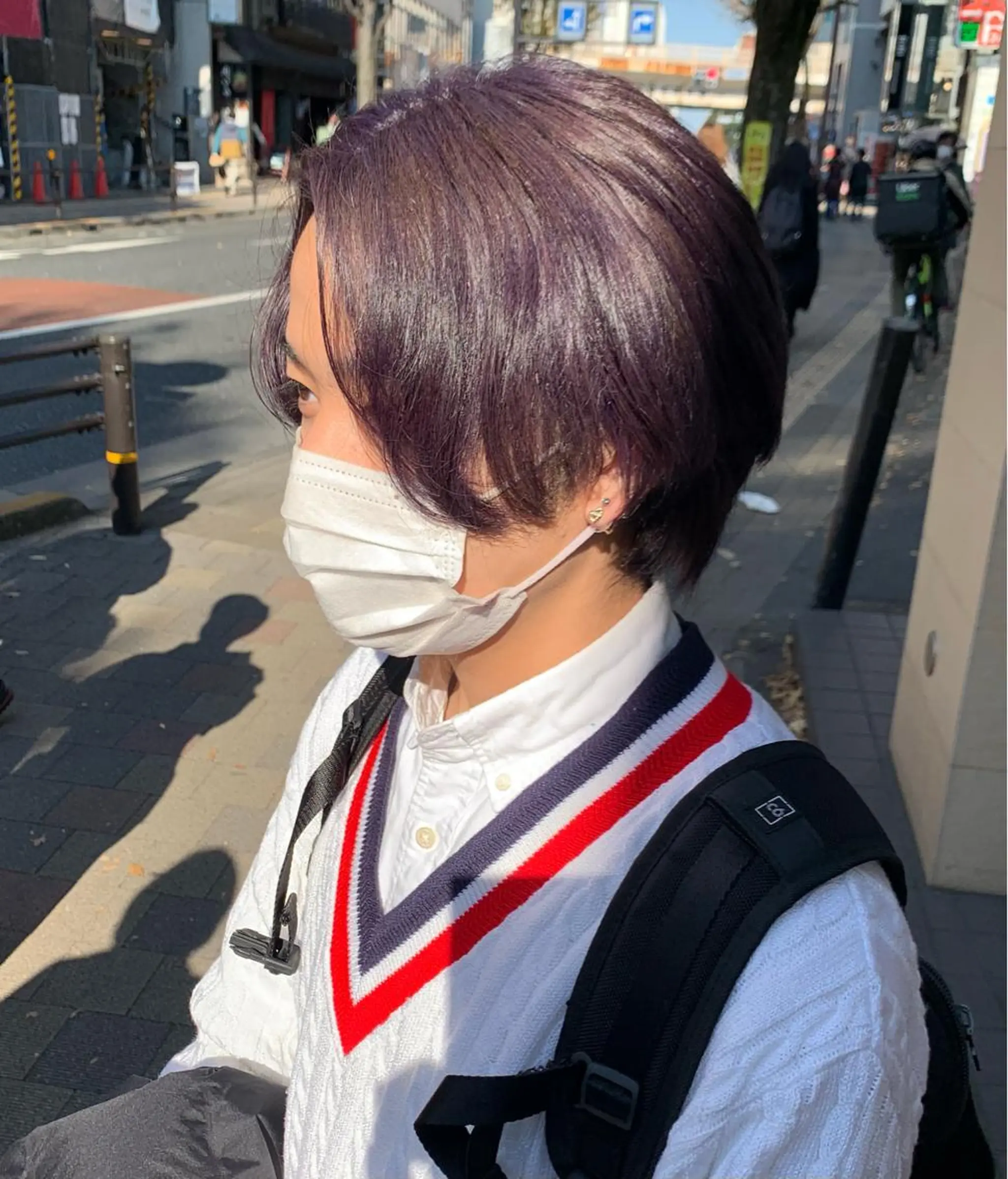 カラー メンズ メンズブリーチ ブリーチ 海外girl🤎 透明感ベージュmaoのヘアスタイル