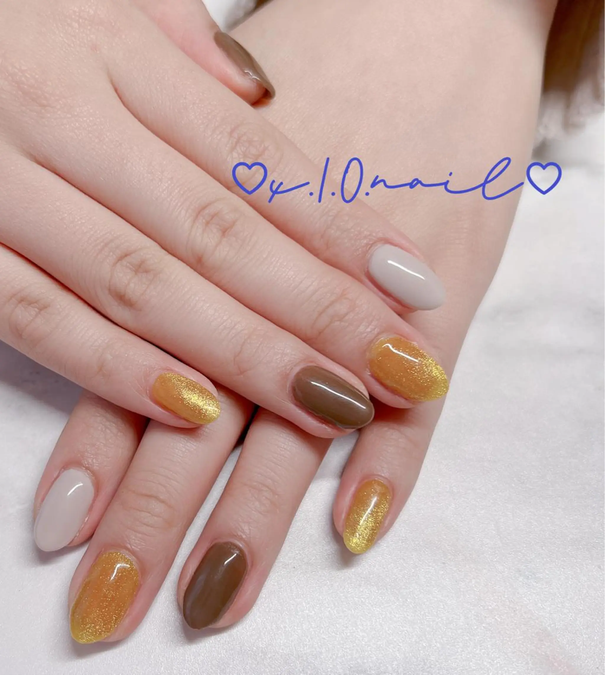 ネイル アニマル柄 アートネイル ニュアンスネイル ネイルチップ ハンドネイル x.1.0.nail ♡Cのネイルデザイン