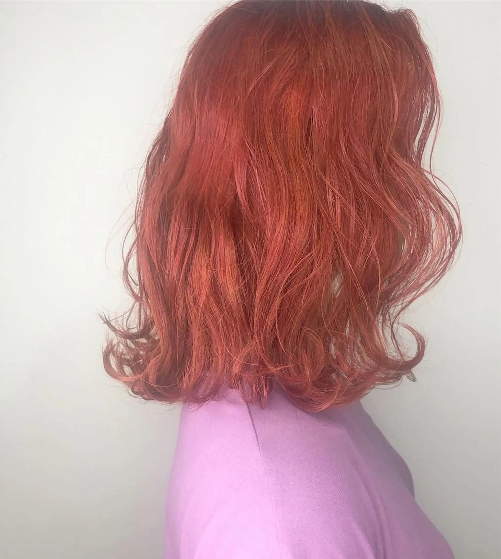 セミロング カラー 佐藤 奈佳子 サトウ ナカコのヘアスタイル