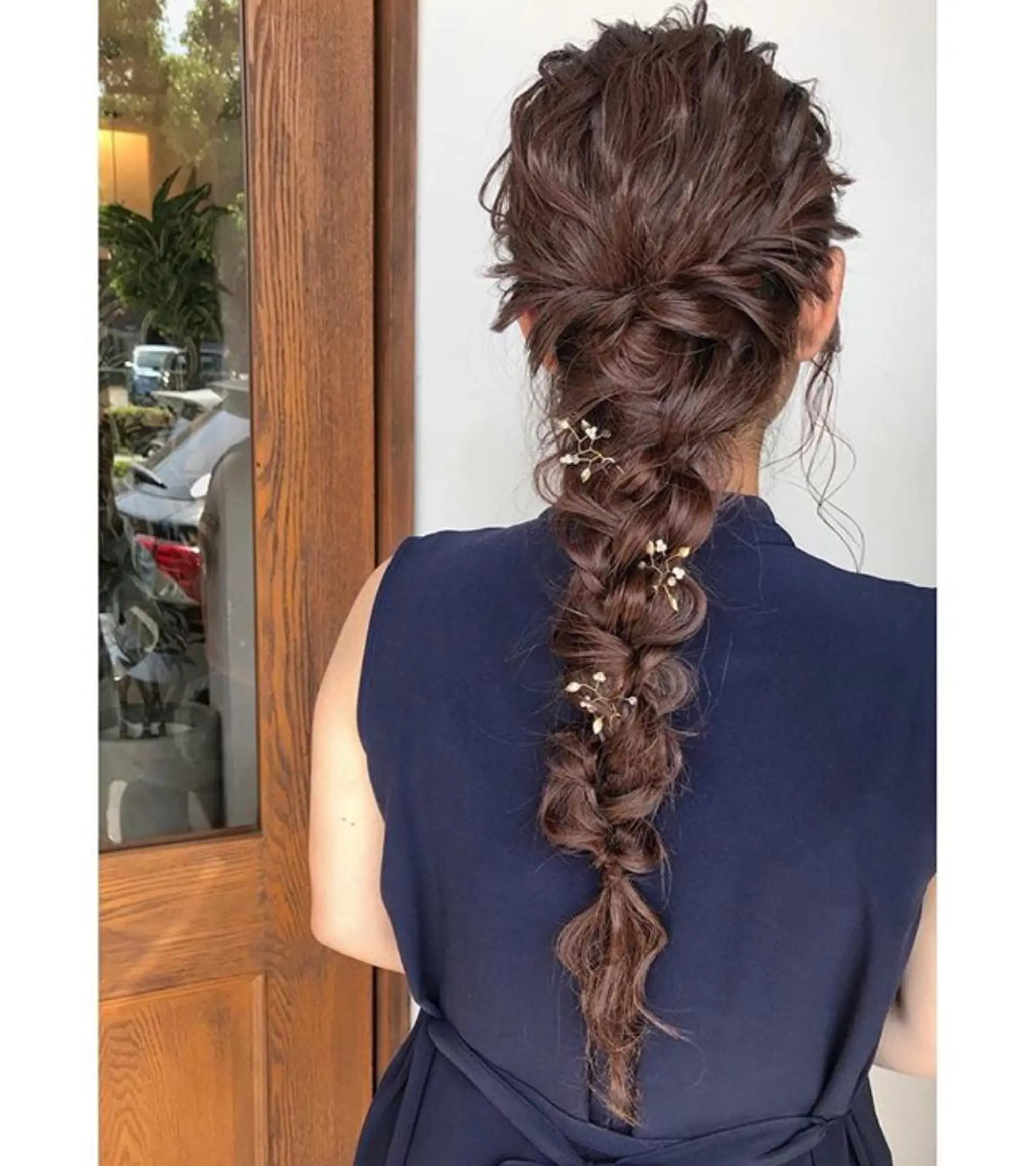 ロング ヘアアレンジ glad hairのヘアスタイル