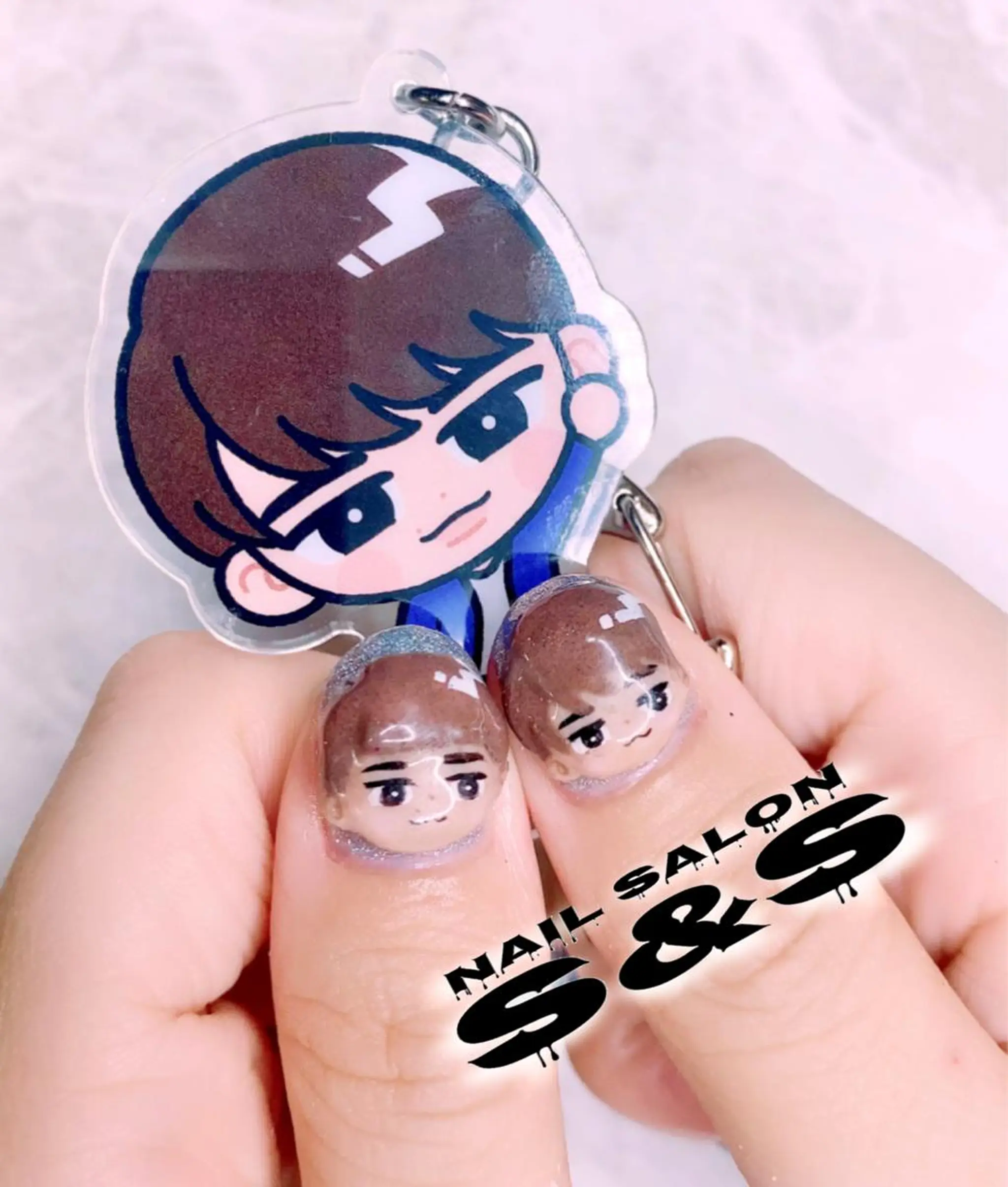 ネイル 長さ出し メンズネイル 持ち込み スカルプネイル S&S 村田小百合のネイルデザイン