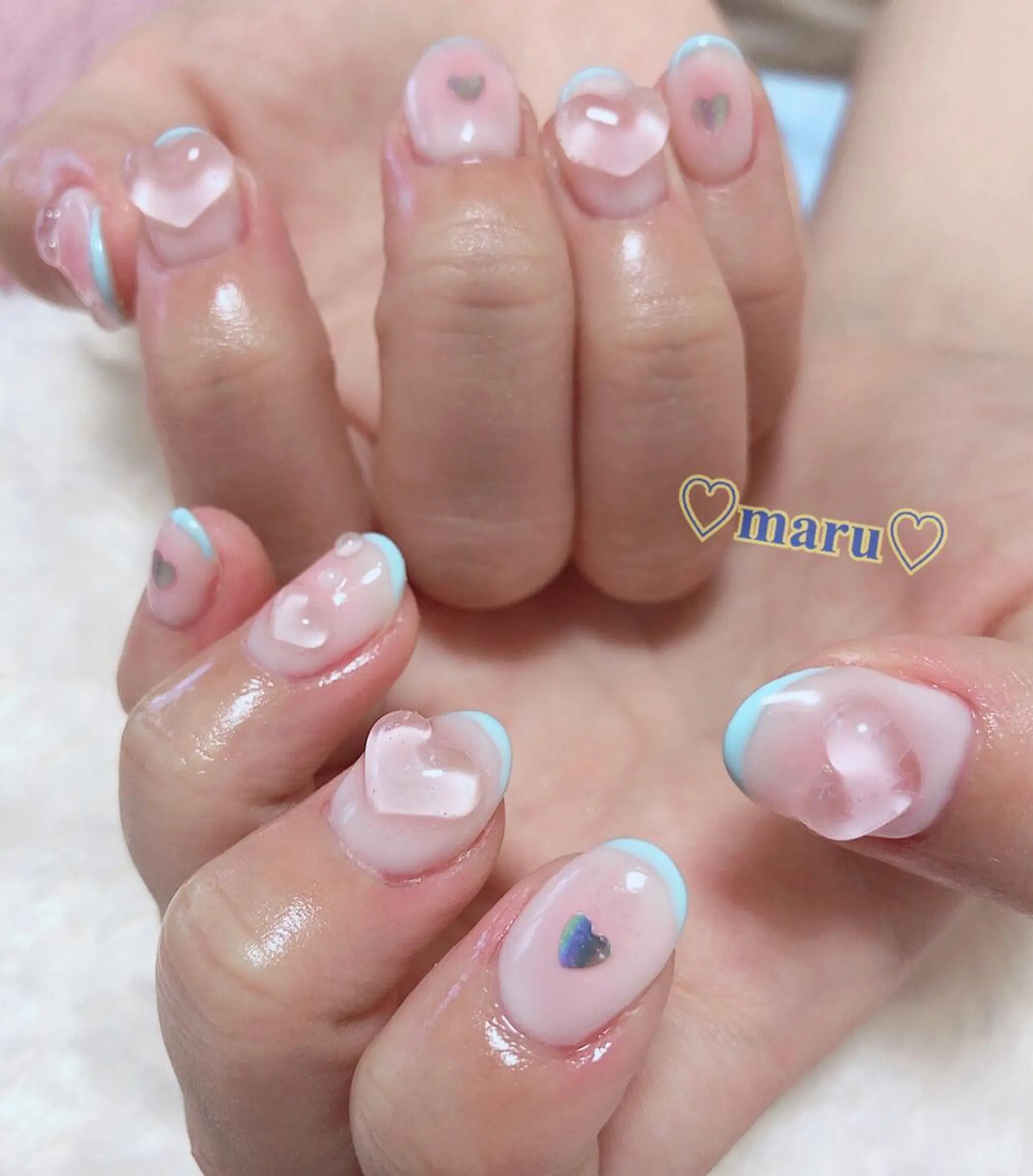 ネイル ハンドネイル フットネイル まるみ ♡のネイルデザイン