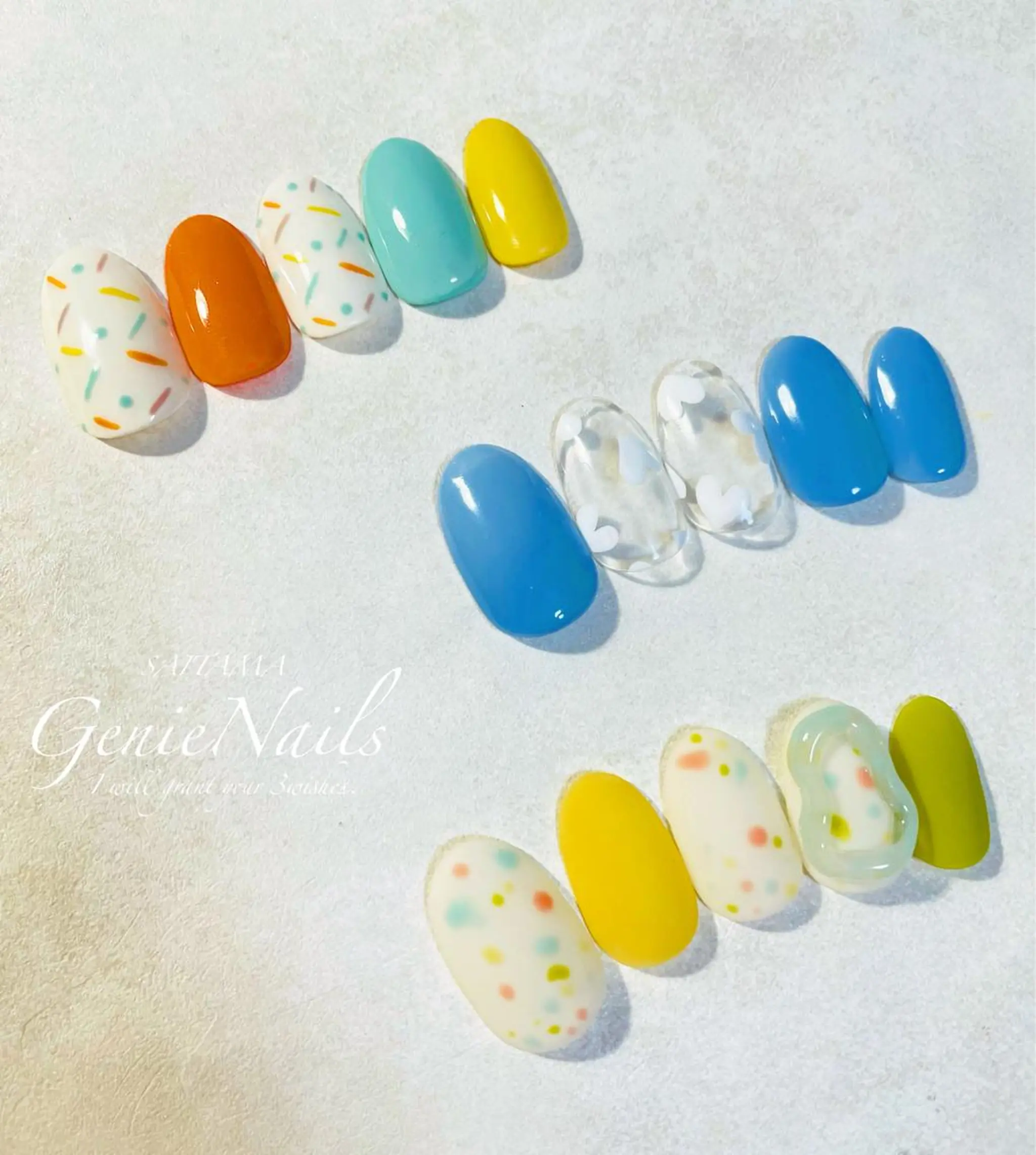 ネイル 韓国ネイル Genie Nailsのネイルデザイン