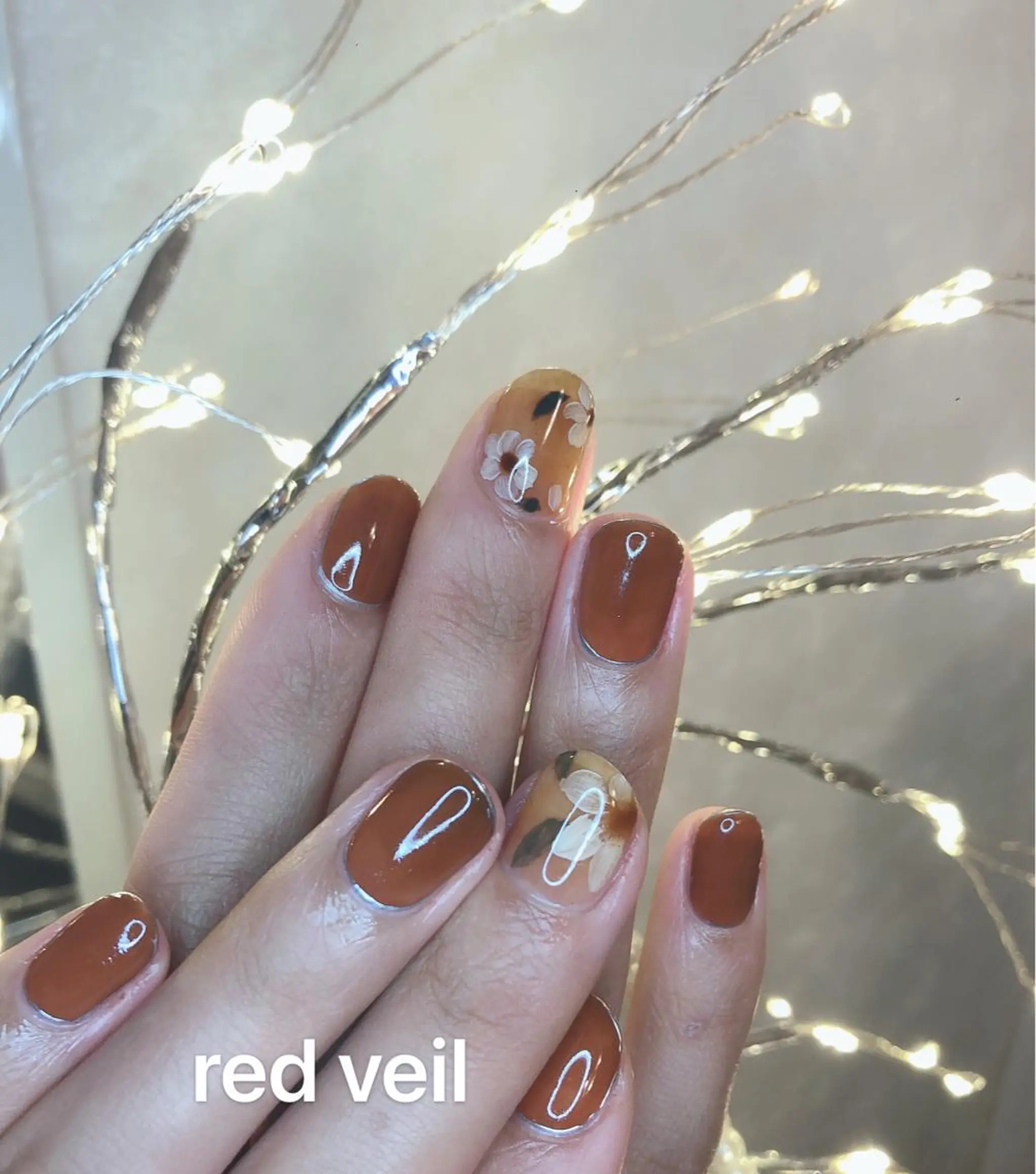 ショート ネイル 長さ出し専門 nynaのネイルデザイン