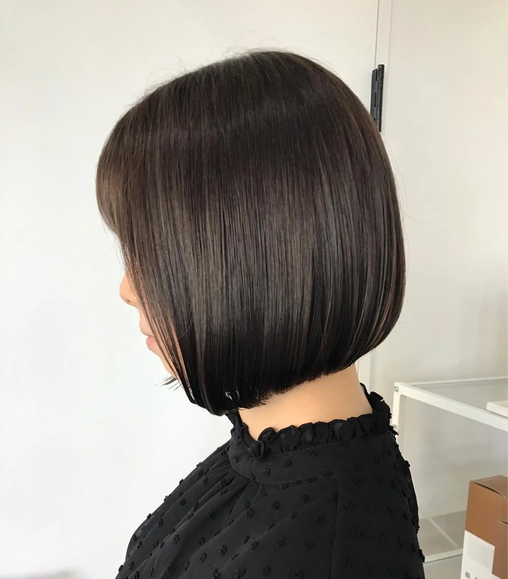 ショート ワンレンボブ ボブ GRAFF  hair GINZA所属・オカダ ノゾミのヘアスタイル