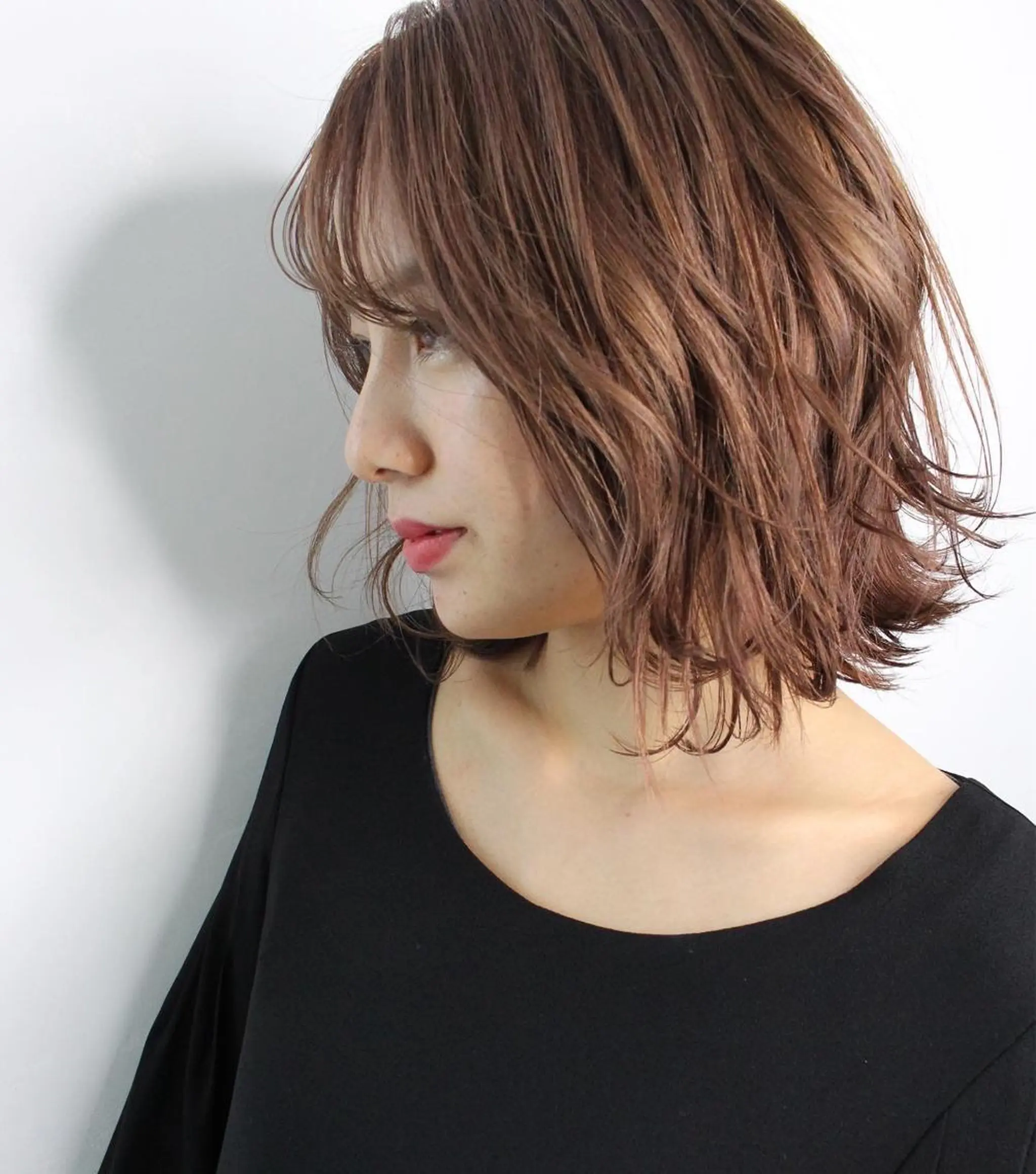 ミディアム カット ヘアカラー トリートメント ❣️心斎橋髪質改善 鈴木佑弥❣️のヘアスタイル