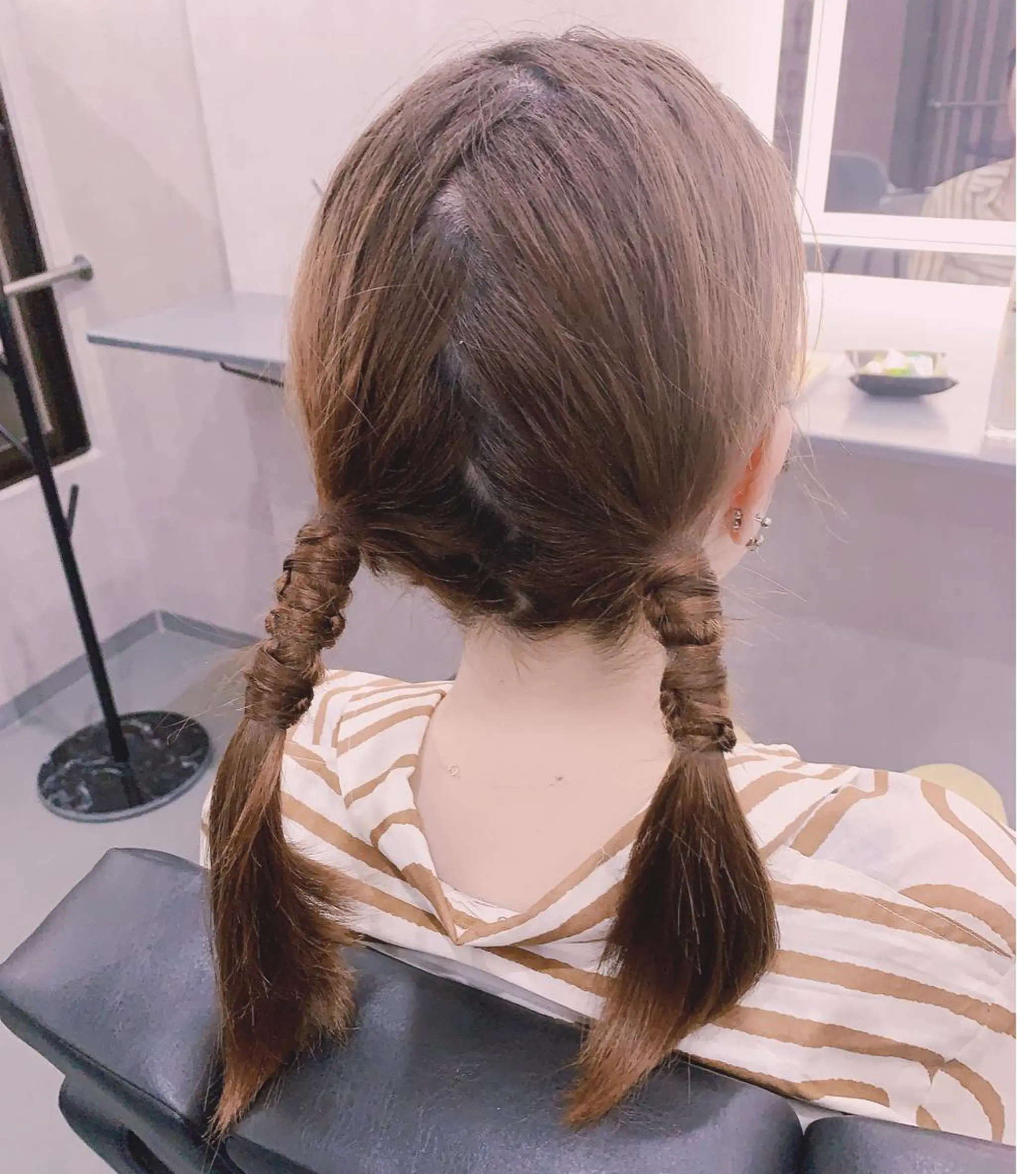 ヘアアレンジ ツインテール ヘアセット Make up Salon Flow所属・中川 沙里のヘアスタイル