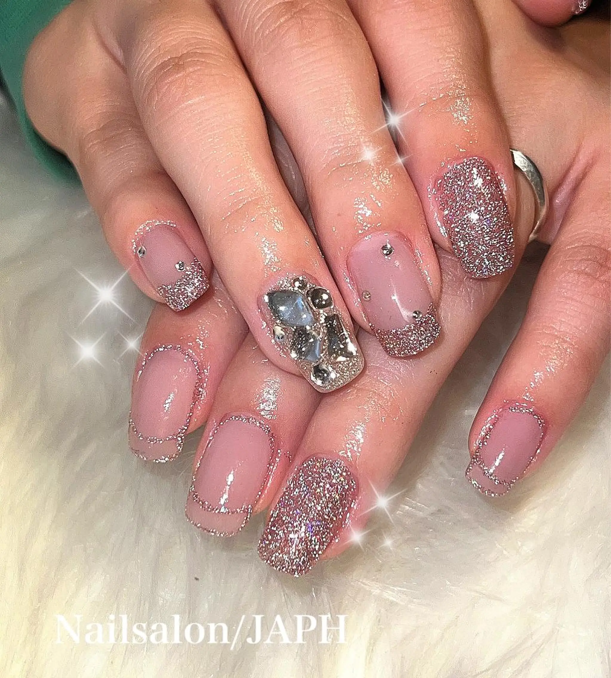 ネイル フラッシュネイル フレンチネイル NailSalon /JAPHのネイルデザイン