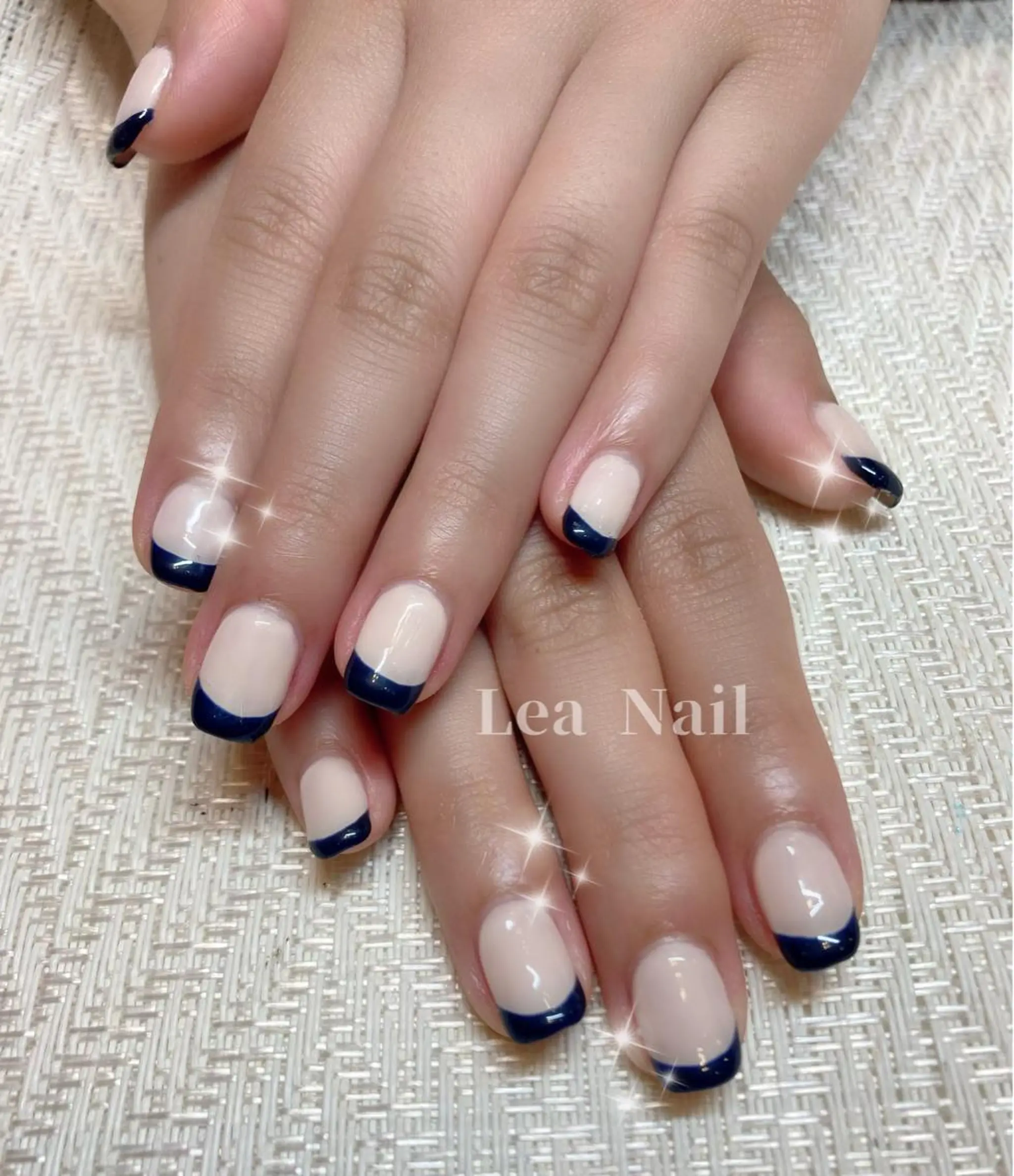 ネイル フレンチネイル シンプルネイル Lea Nailのネイルデザイン