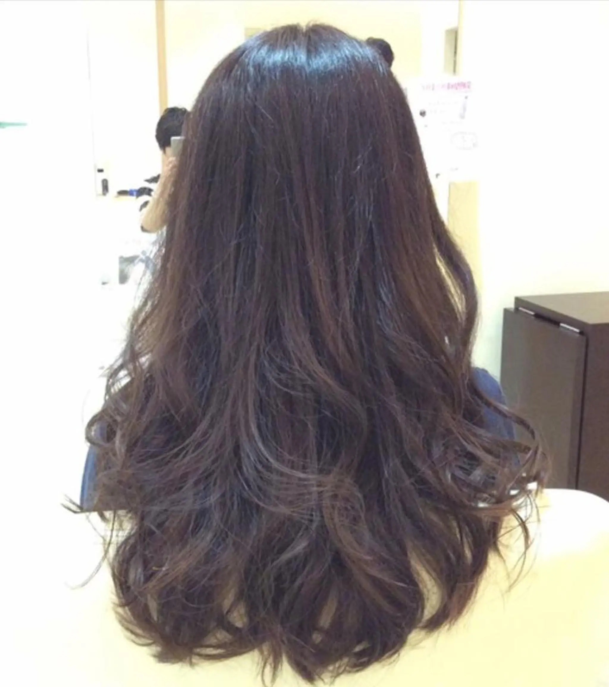 ロング パーマ デジタルパーマ カット ヘアカラー トリートメント La fith hair leaf所属・syuyama shinichiのヘアスタイル