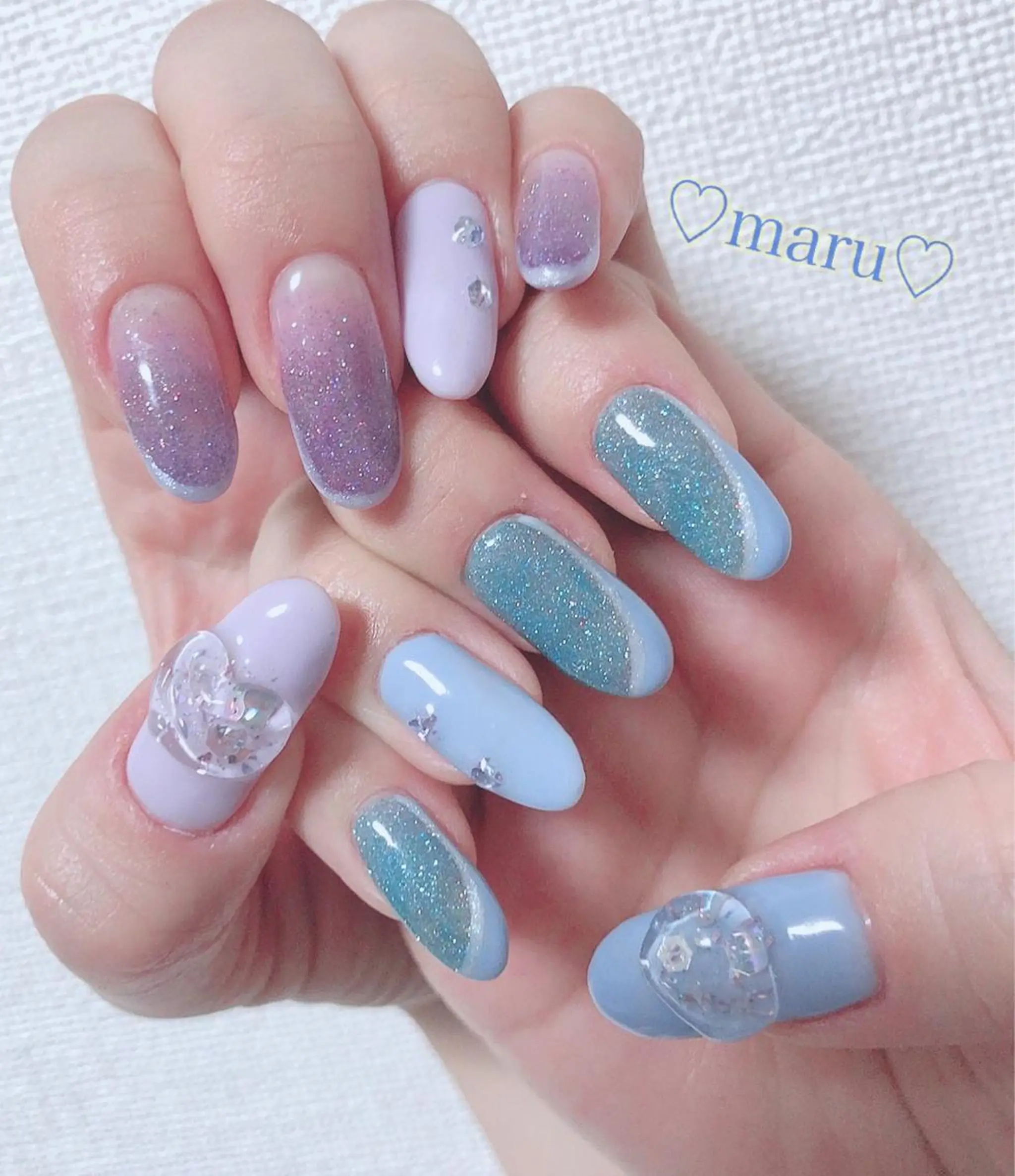 ネイル ハンドネイル フットネイル まるみ ♡のネイルデザイン