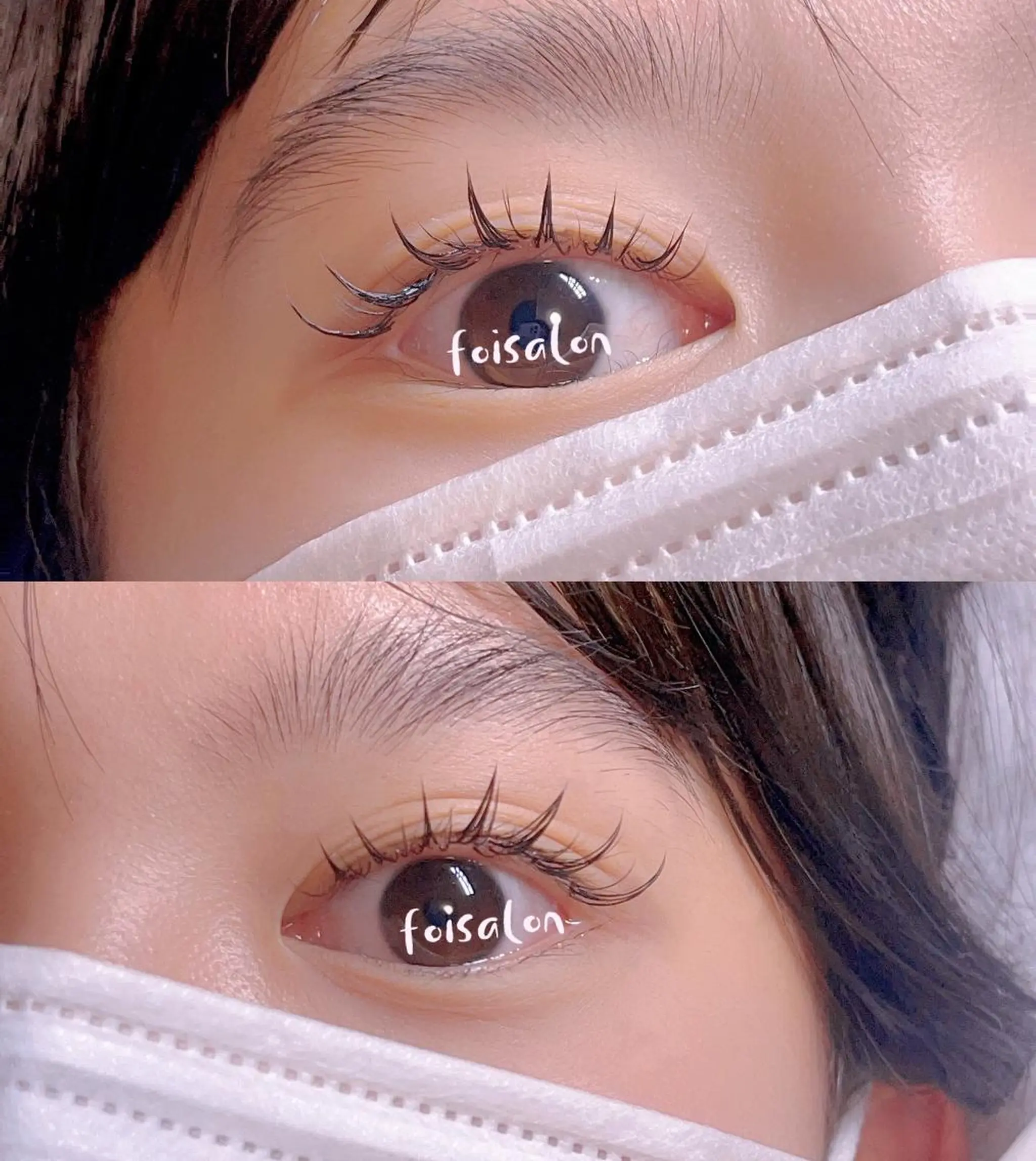 マツエク・マツパ パリジェンヌラッシュリフト まつげパーマ 一重×まつ毛パーマ ワンホンマツエク マツエク foisalon 新宿西口店のマツエク・マツパデザイン