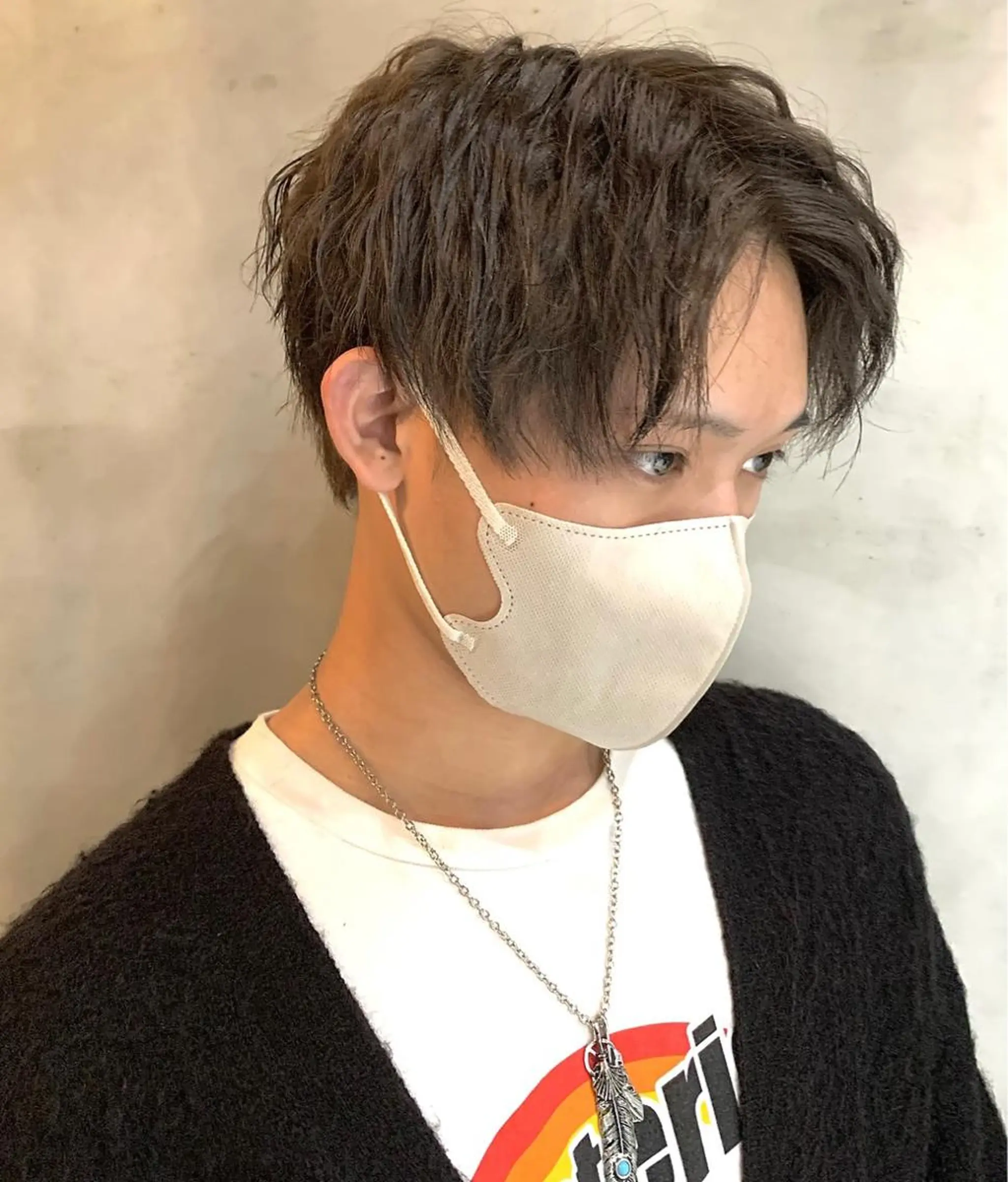 メンズ センターパート カット ヘアカラー トリートメント ヘッドスパ N.G.S(ナージス)所属・🌟髪質改善/艶髪 /透明感🌟RYOのヘアスタイル