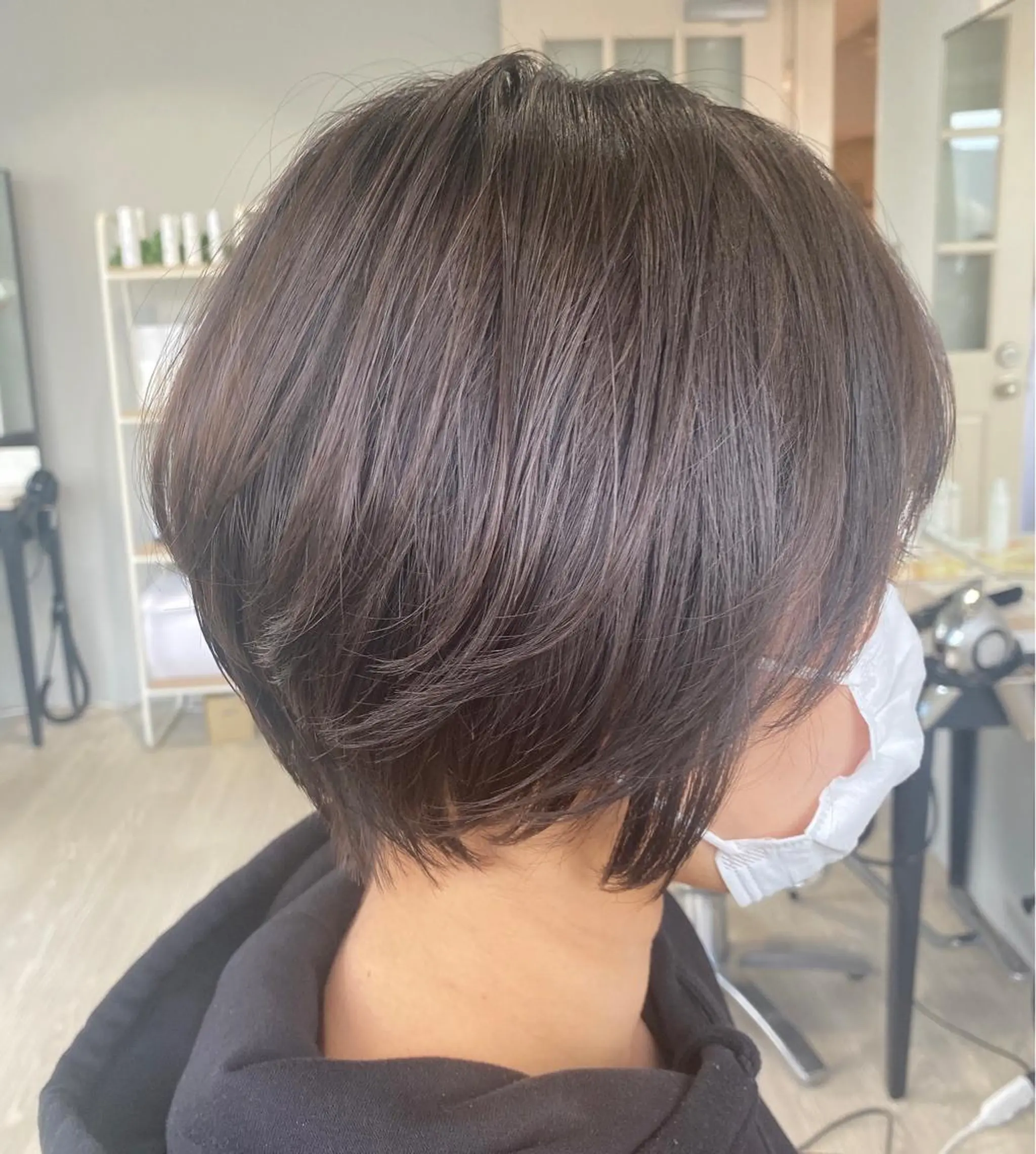 ショート ショートヘア カット 矢部 萌深のヘアスタイル