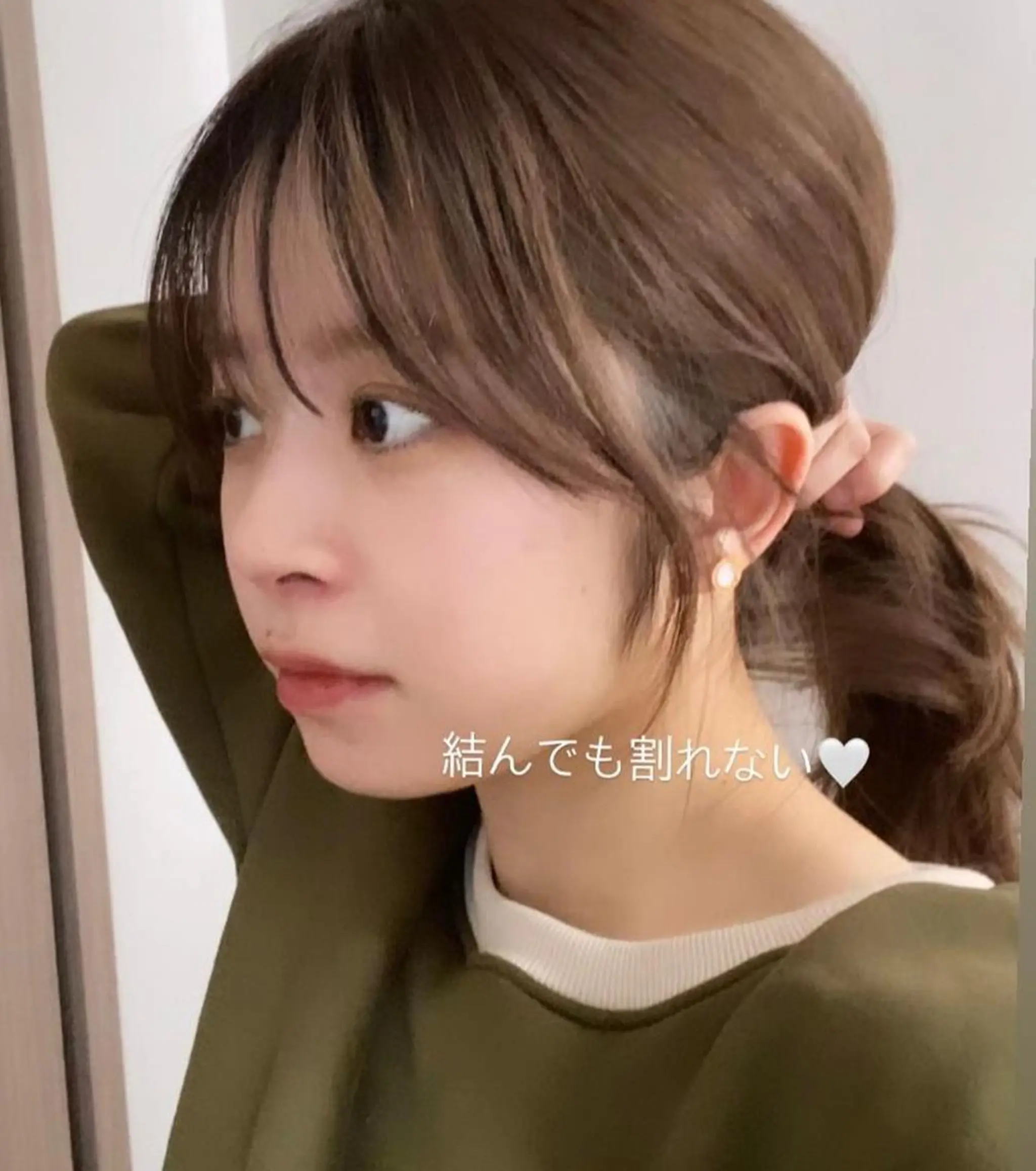 セミロング カラー 顔周りカット 韓国風ヘア レイヤーカット 🍼顔周りカット/ レイヤー/小川華奈のヘアスタイル