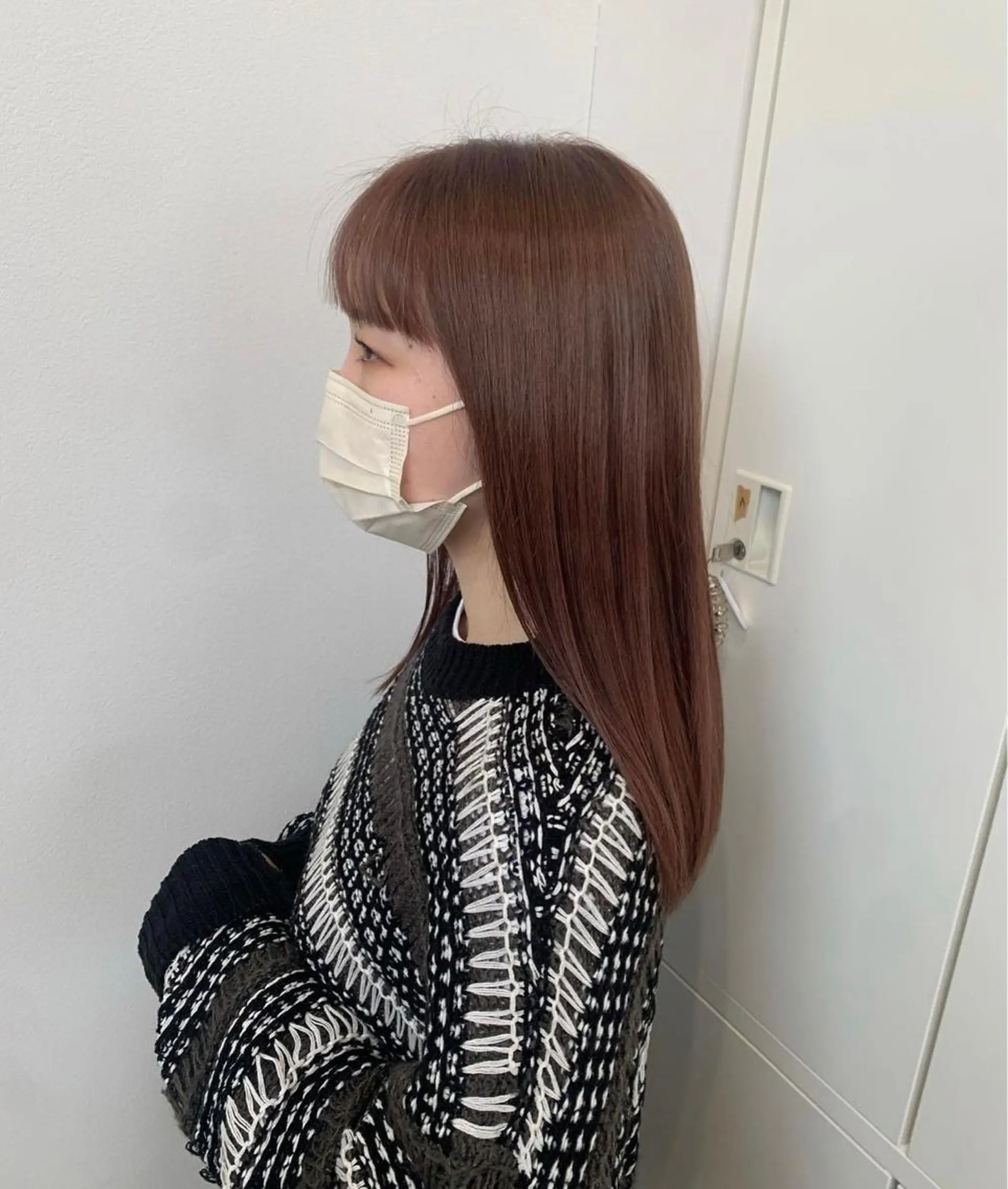 ロング カラー 築地 なずなのヘアスタイル