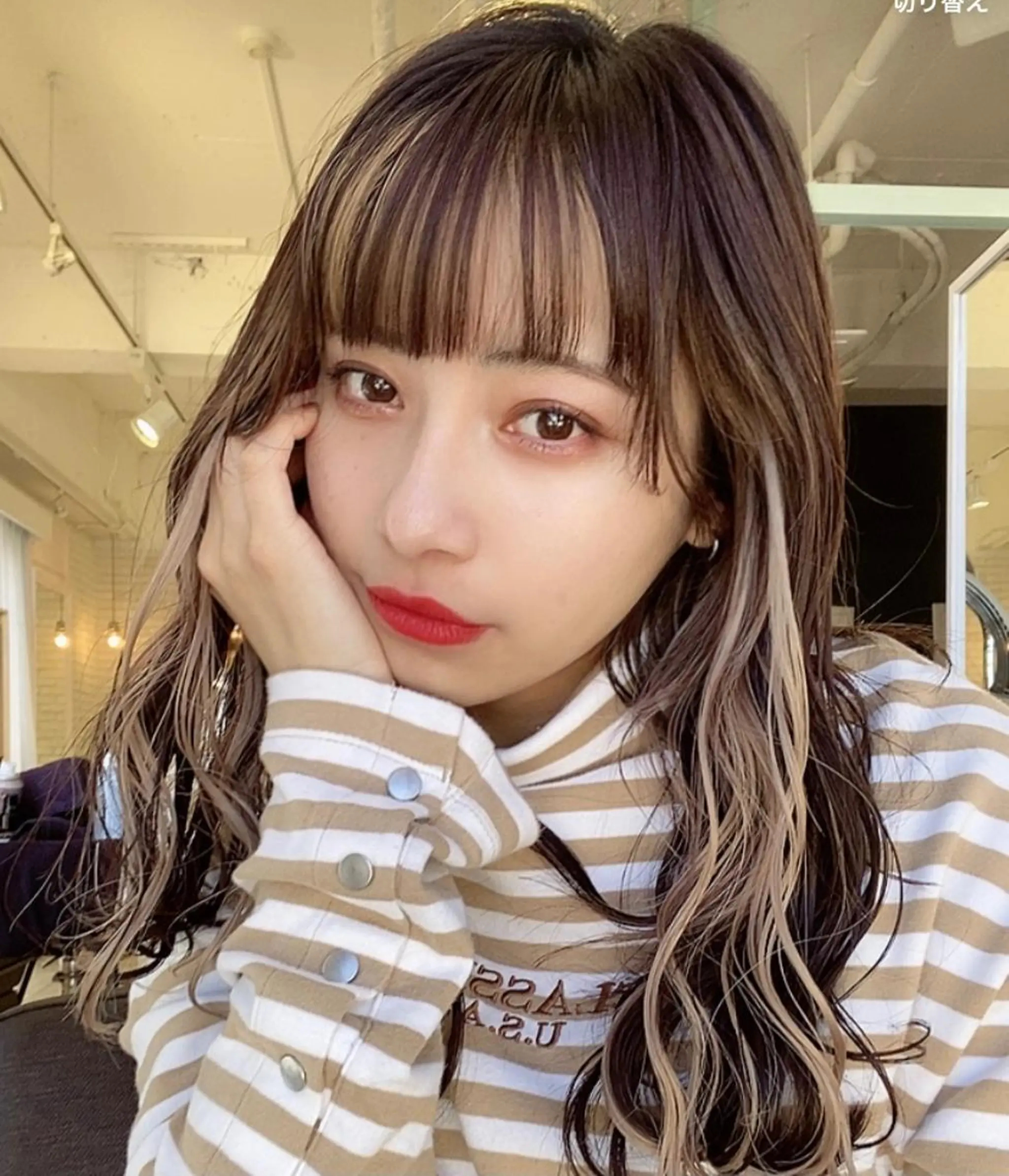 ロング カラー ヘアアレンジ レイヤー＆カラー 人気美容師倉崎涼のヘアスタイル