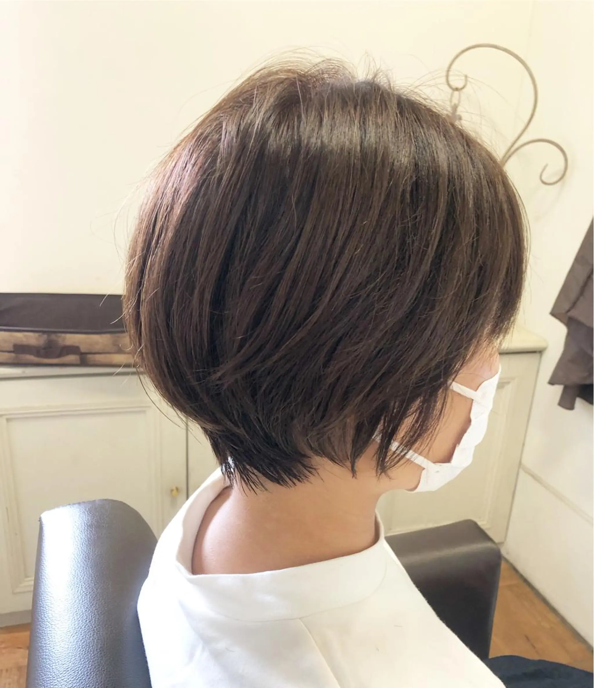 ショート ヤナギウチ エリカのヘアスタイル