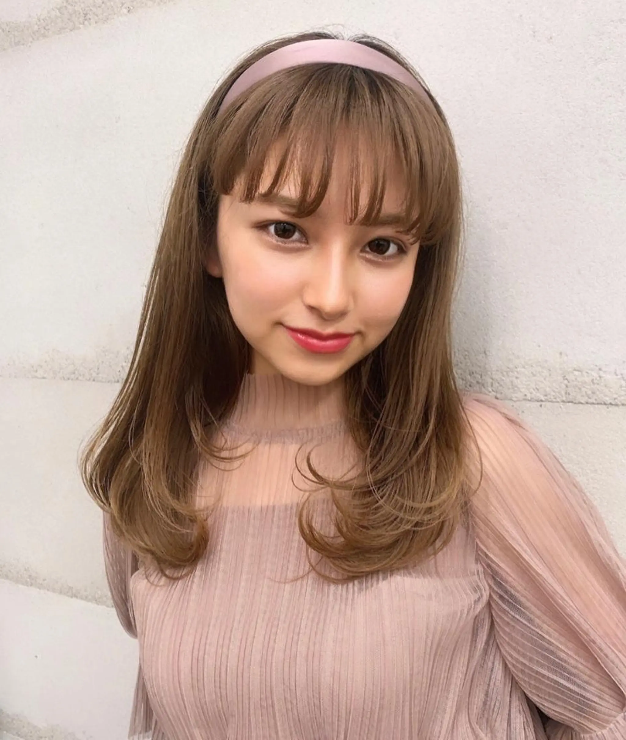 ロング カラー 透明感/オリーブ/ グレージュ/YUKAのヘアスタイル