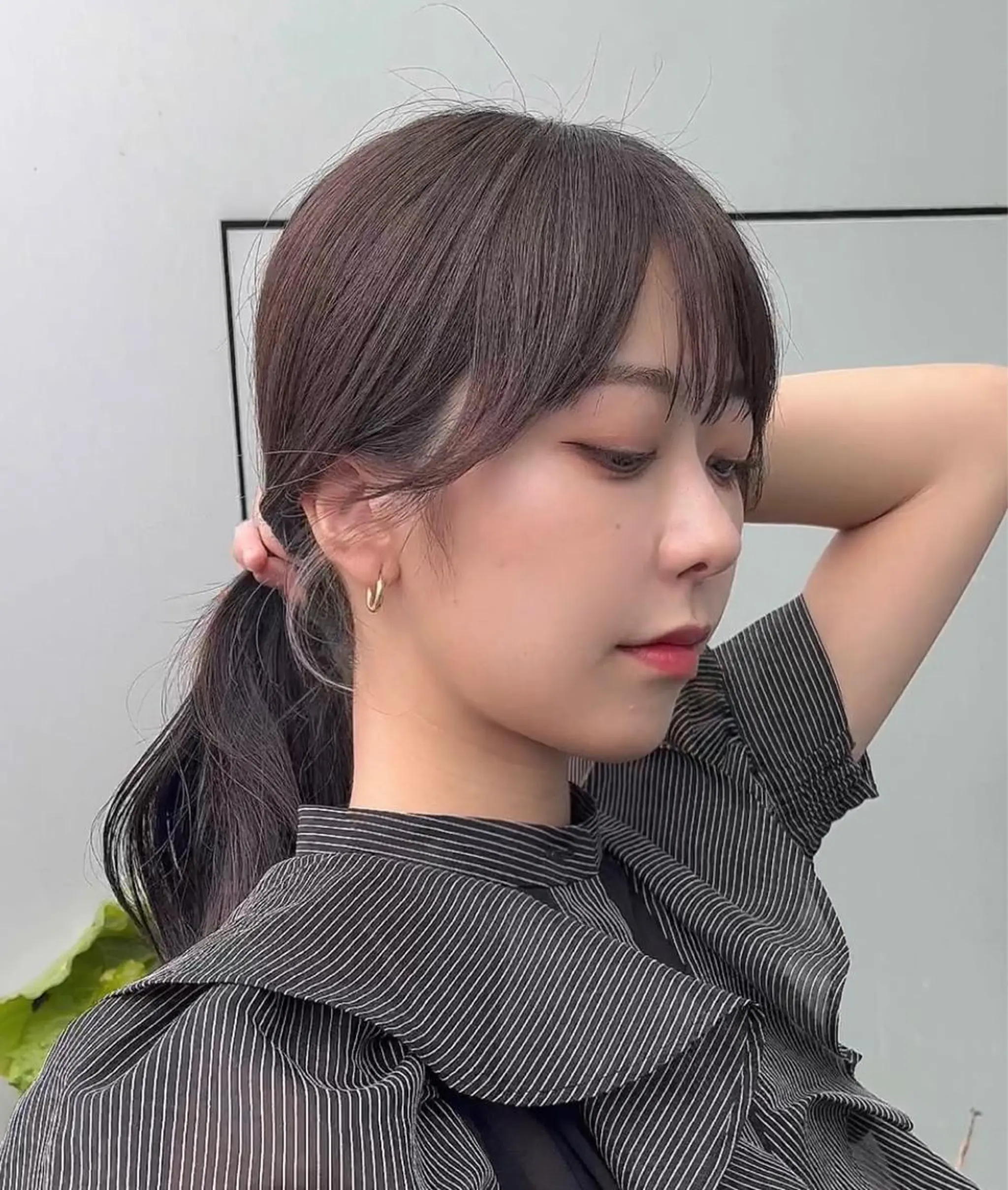 セミロング カラー カット ヘアカラー トリートメント 🌫️大人韓国ヘア 🌫️naoyaのヘアスタイル