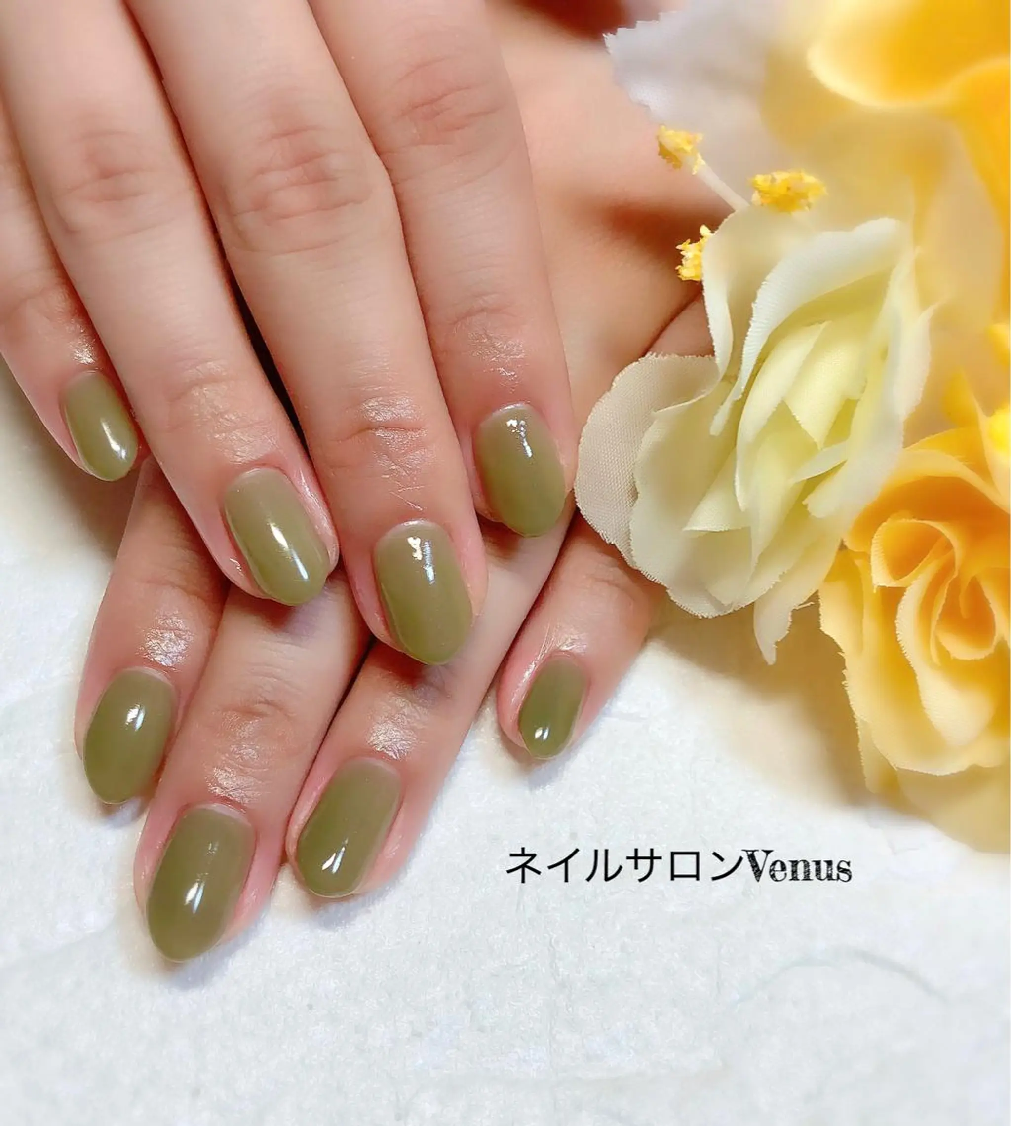 ネイル ワンカラーネイル ハンドネイル Nail salon Venusのネイルデザイン