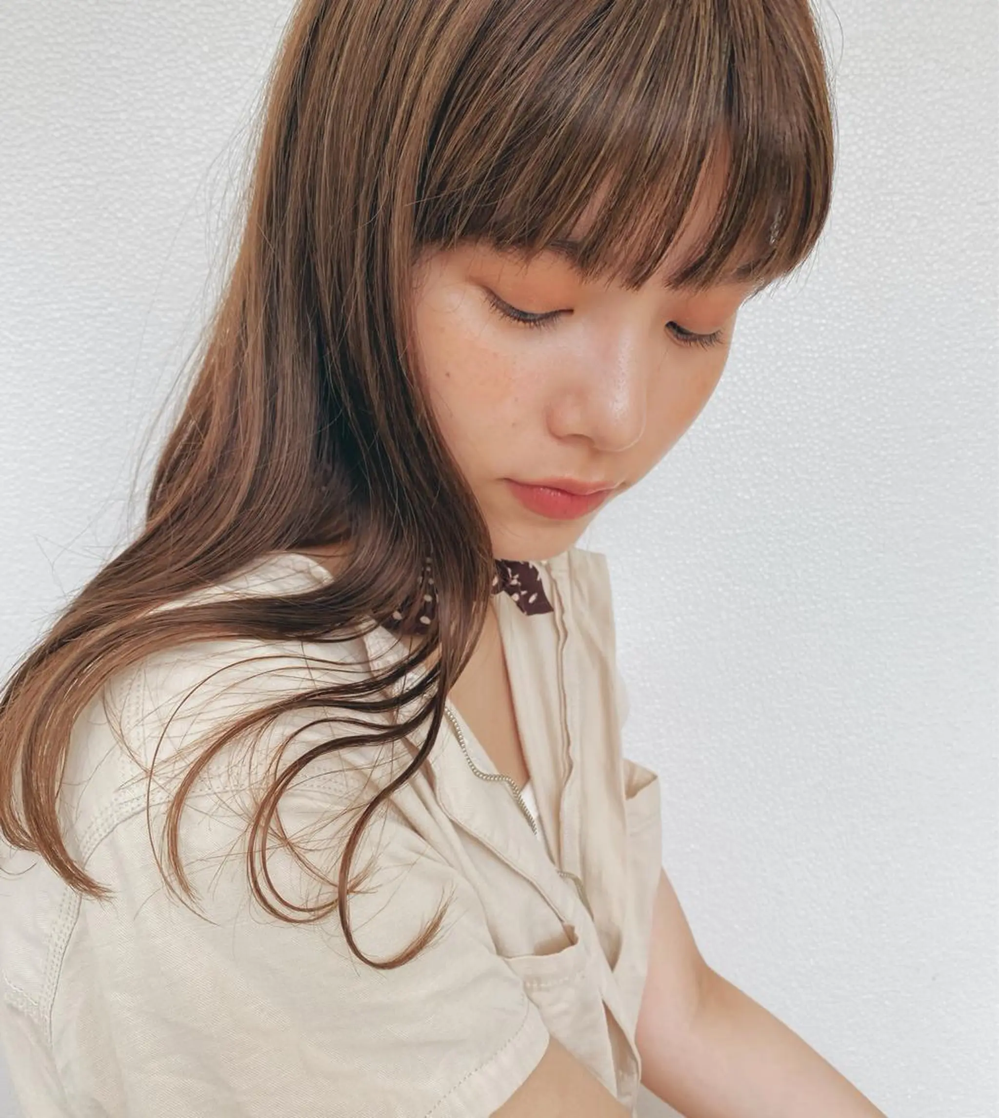 ロング カラー パーマ ヘアアレンジ メンズ キッズ ネイル マツエク・マツパ モリモト サナのヘアスタイル