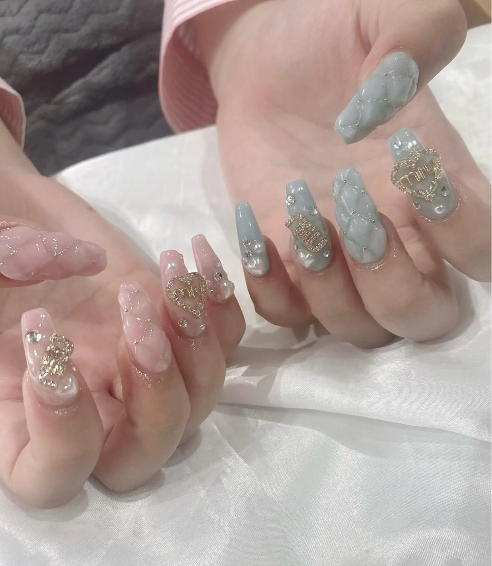 セミロング ハンドネイル JNA認定講師🌸 RIEのネイルデザイン