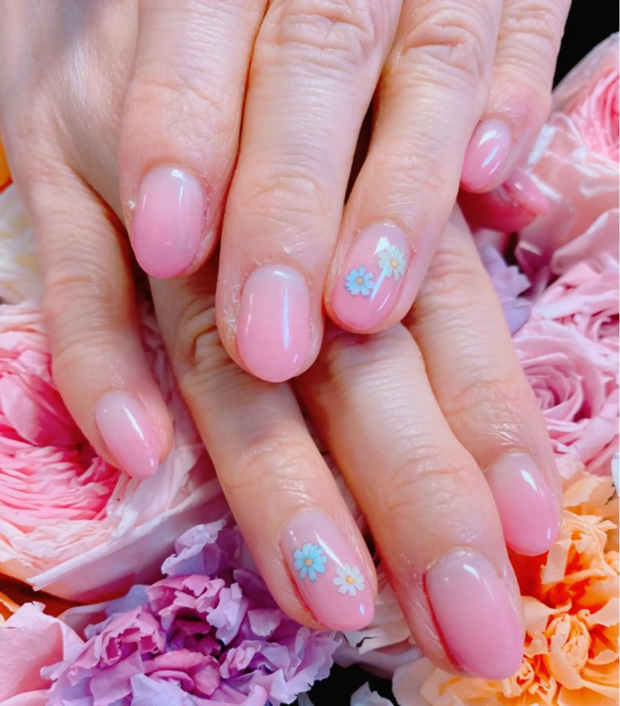 ネイル ジェルネイル グラデーション ネイルPetit Ribbonのネイルデザイン