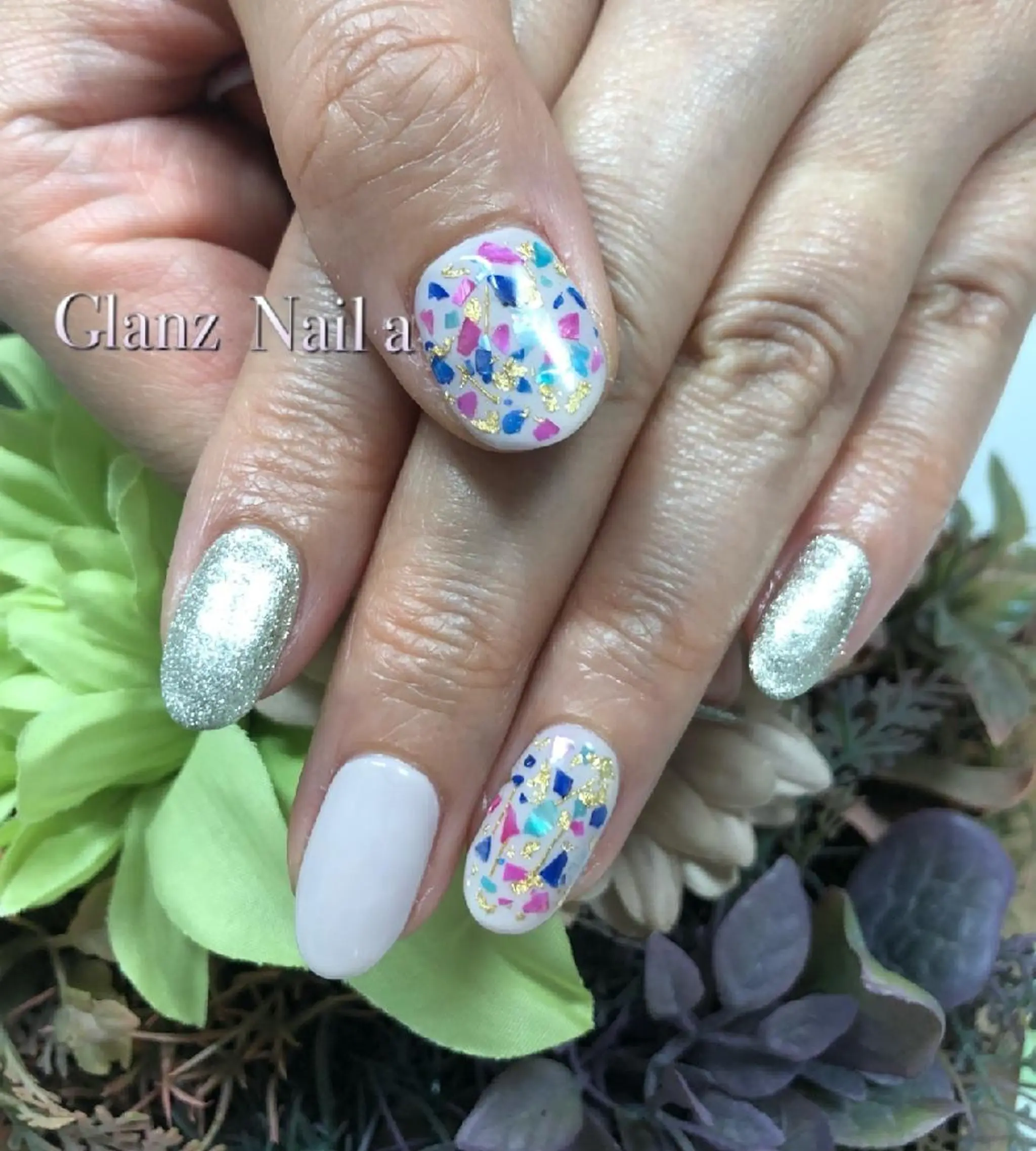 ネイル キラキラネイル Glanz  Nail aのネイルデザイン