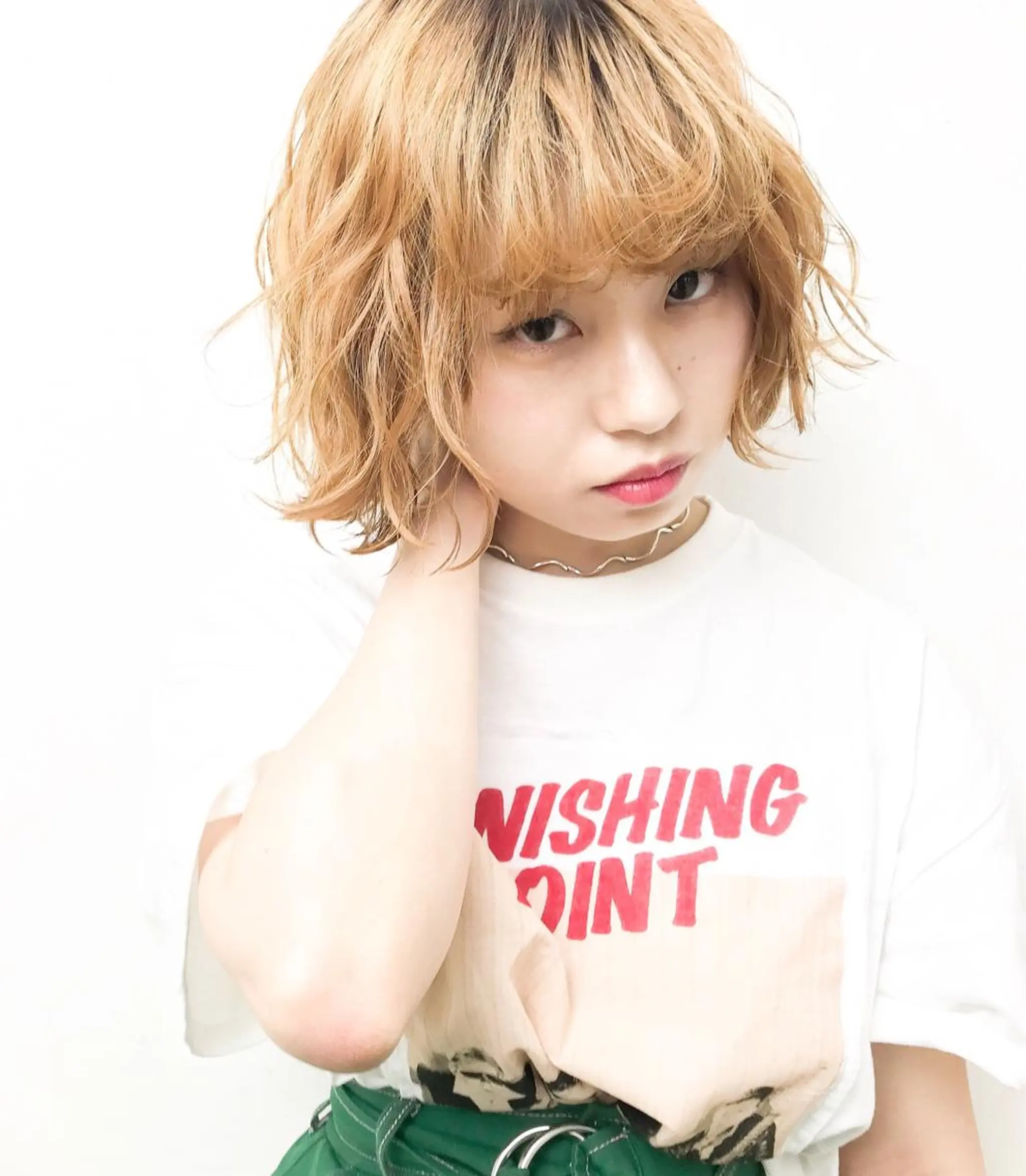 ミディアム カラー 🧡色落ちまで2度綺 麗なカラー🧡ヨシキのヘアスタイル