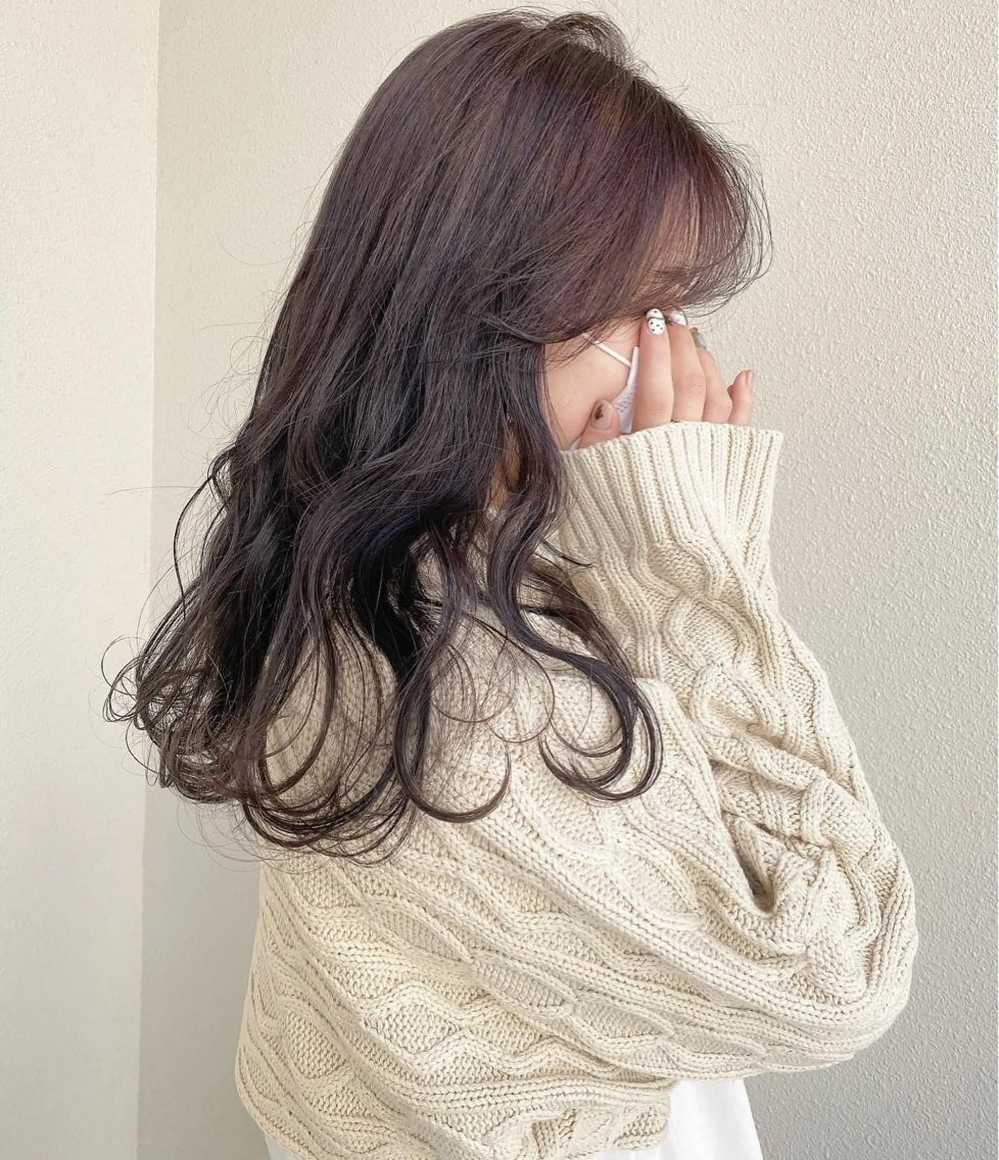 セミロング カラー GiseL アンリのヘアスタイル