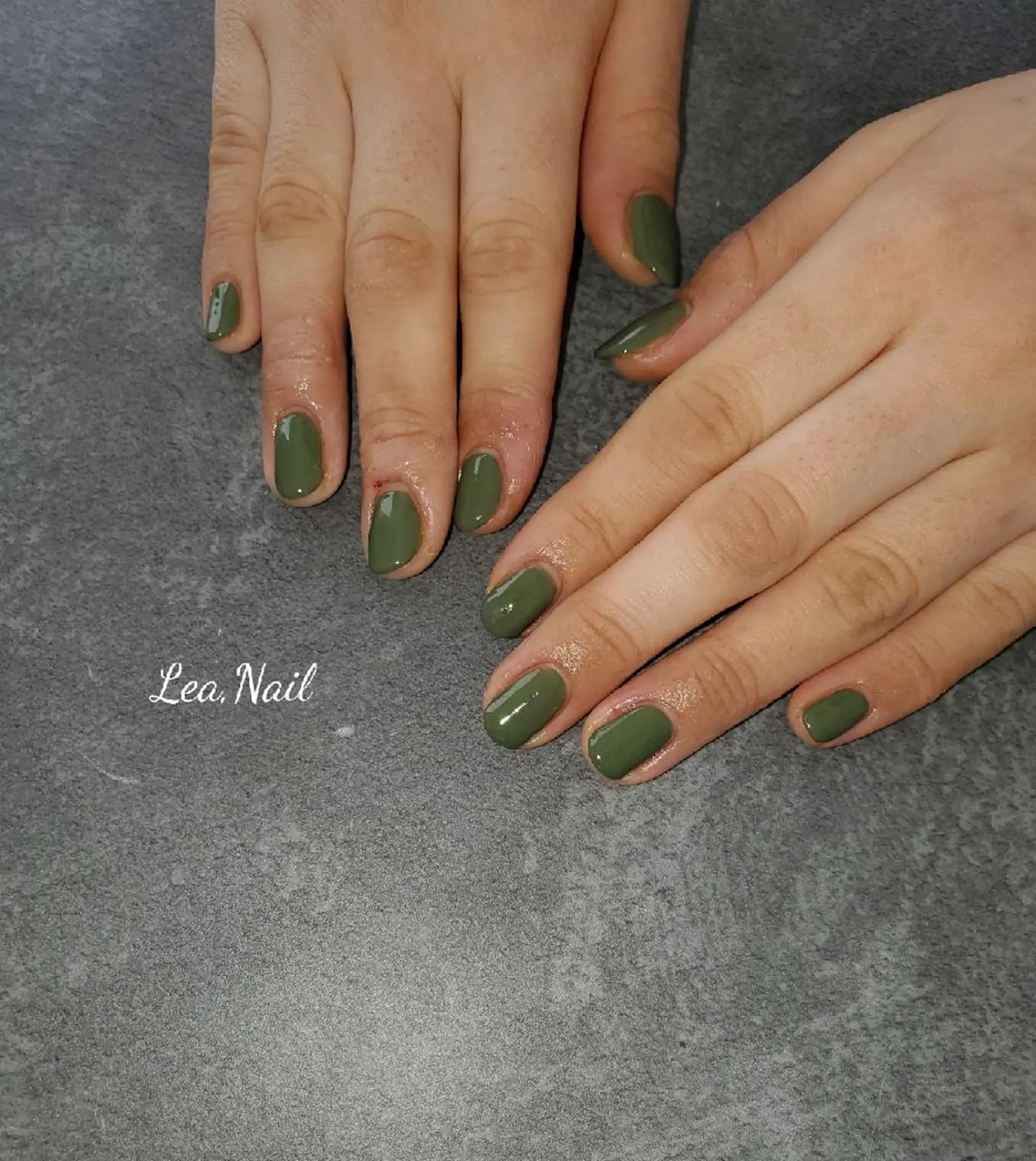 ネイル ワンカラーネイル Lea,Nail所属・松橋 愛のネイルデザイン