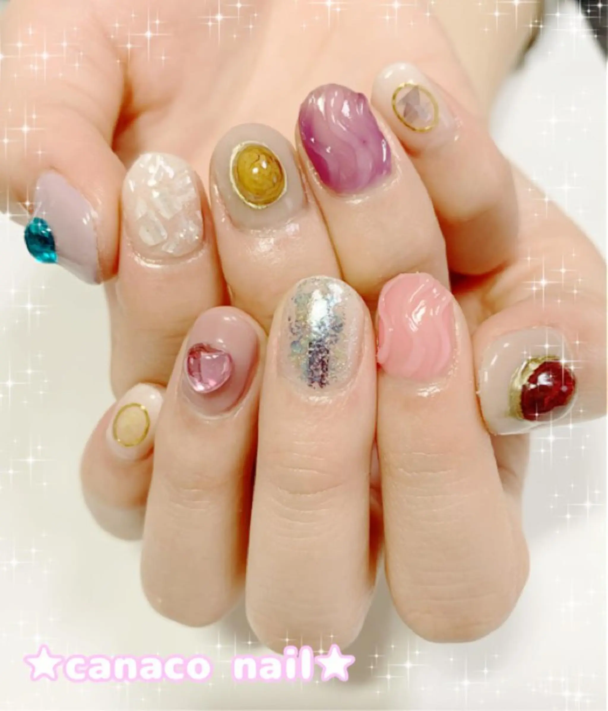 ネイル Felice所属・ベテランネイル cnc  nailのネイルデザイン