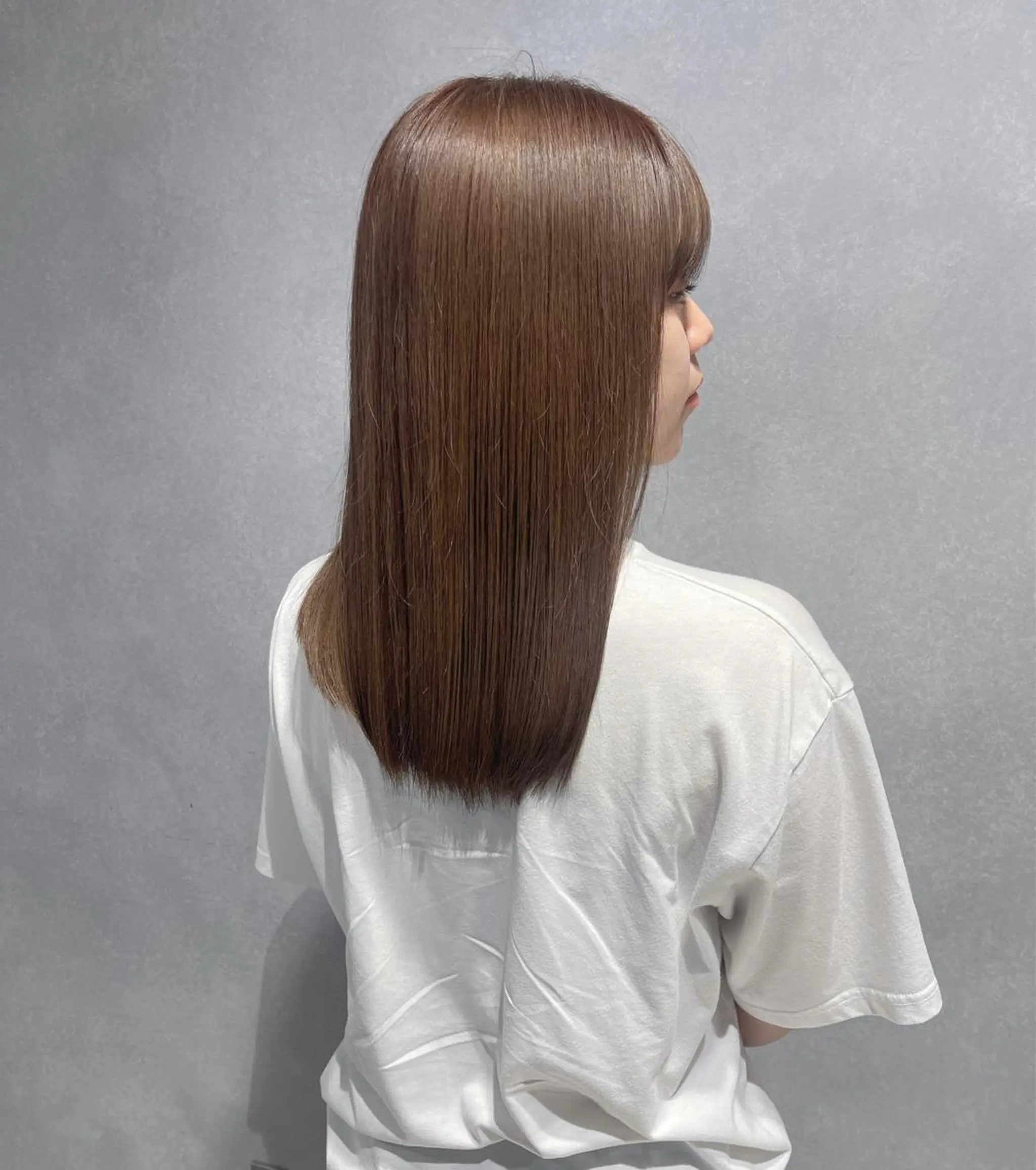 セミロング カラー ヘアカラー 唐澤 千尋のヘアスタイル