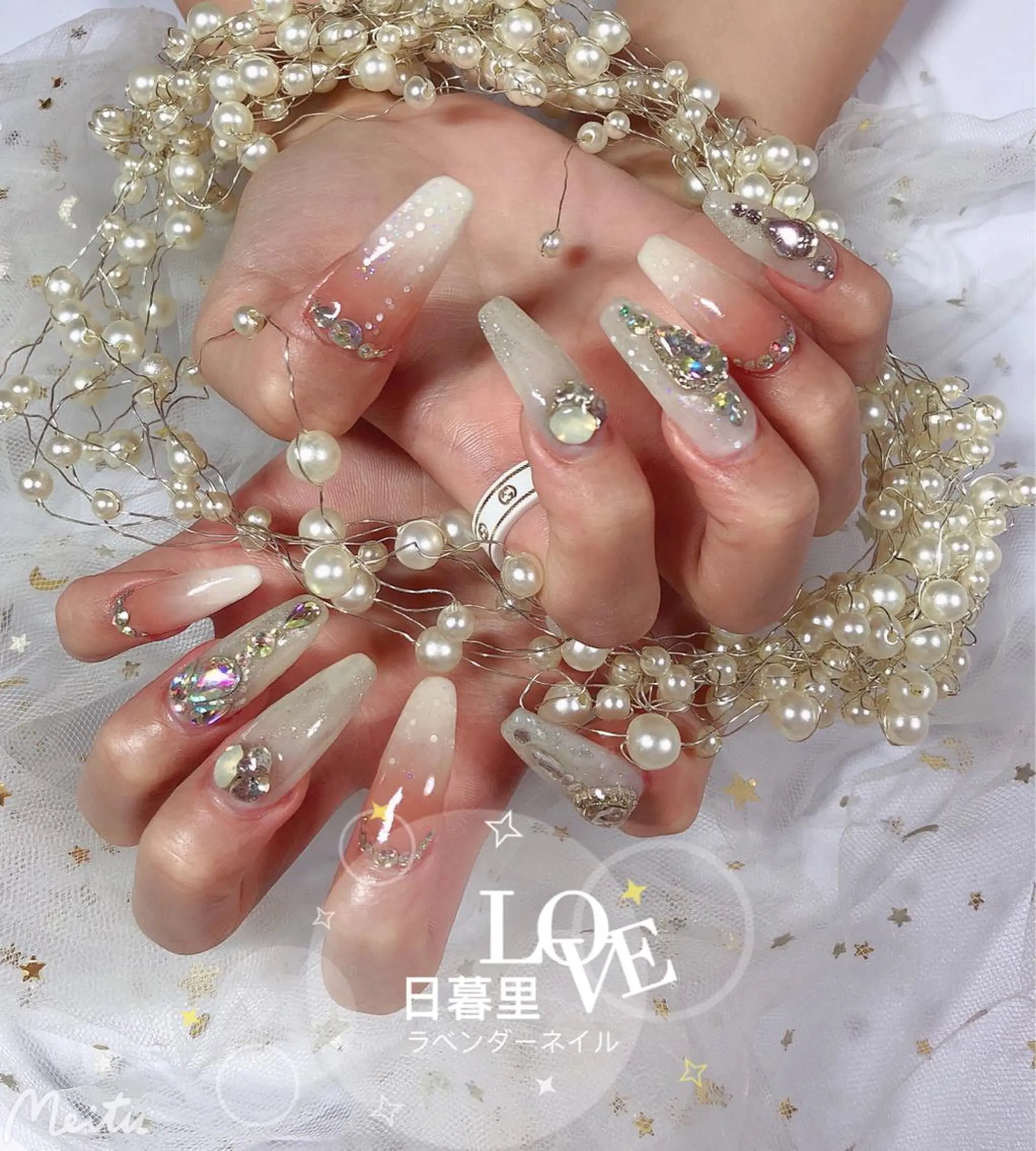 ネイル ラベンダー💖日暮里 ルル💖ネイルのネイルデザイン