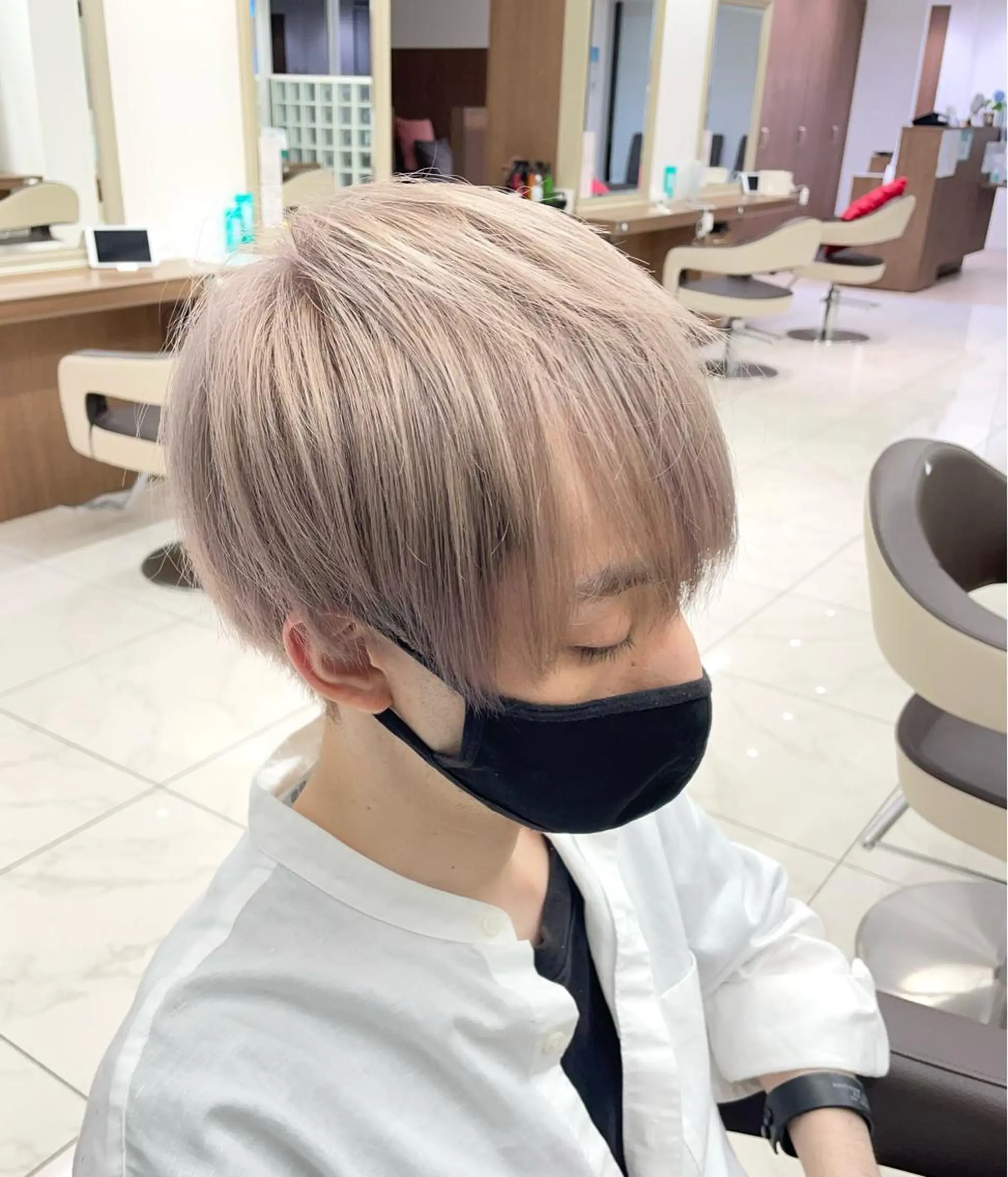 ショート カラー メンズ カット ヘアカラー トリートメント 【メンズ特化】 池田大成✂︎のヘアスタイル