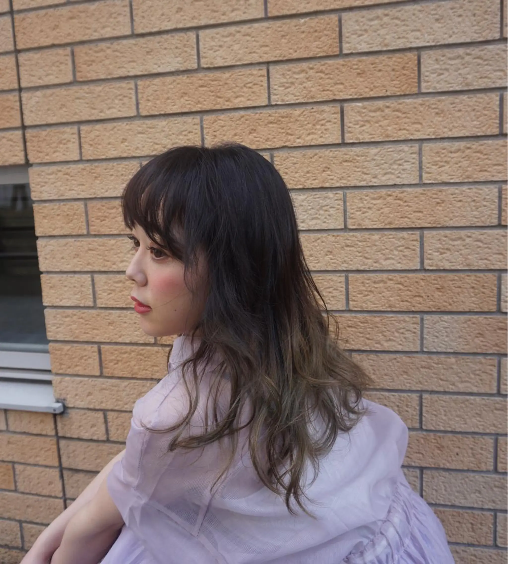 セミロング カラー ヘッドクォーター北口店所属・木川 愛子のヘアスタイル