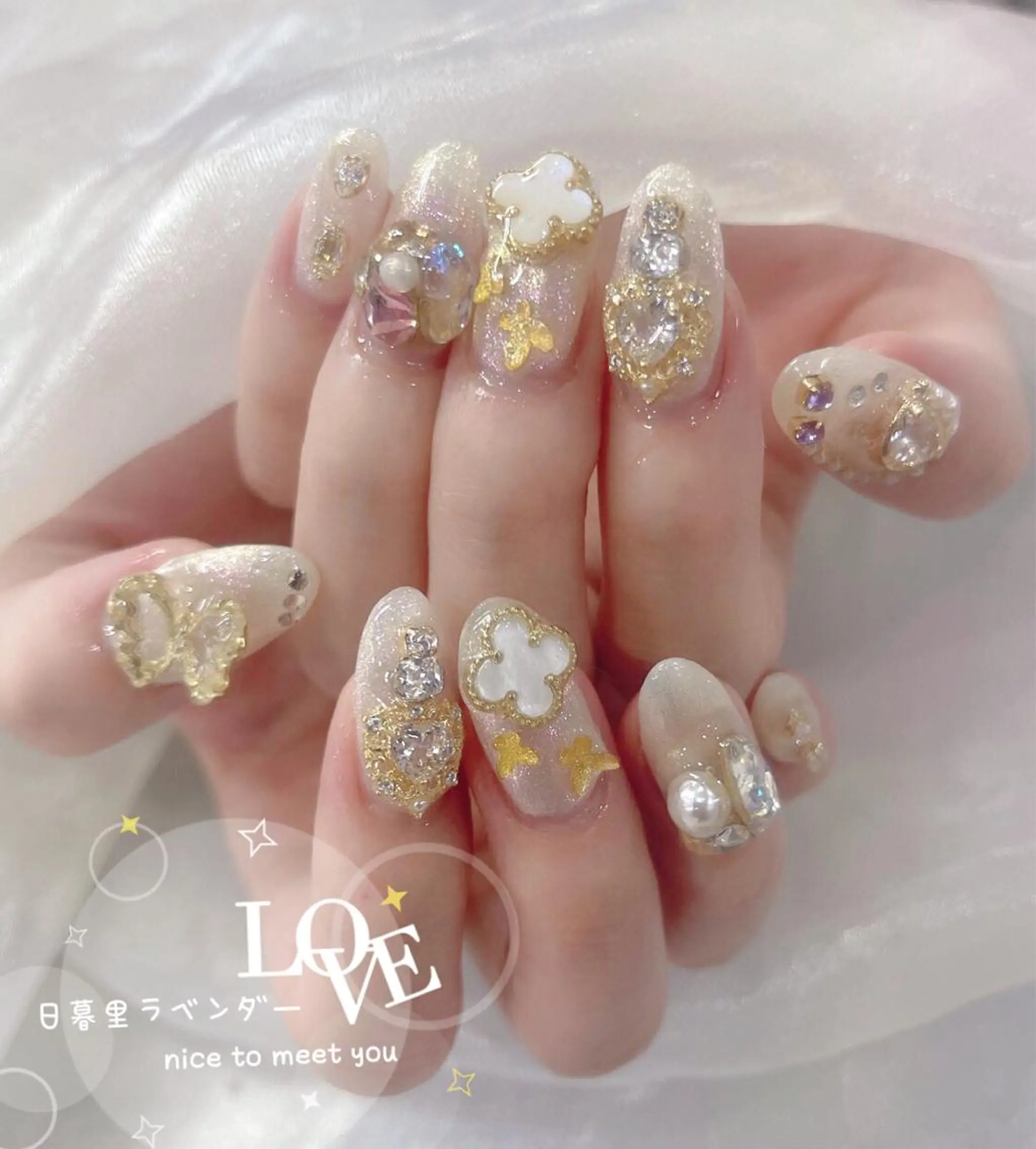 ネイル ラベンダー💖日暮里 ルル💖ネイルのネイルデザイン