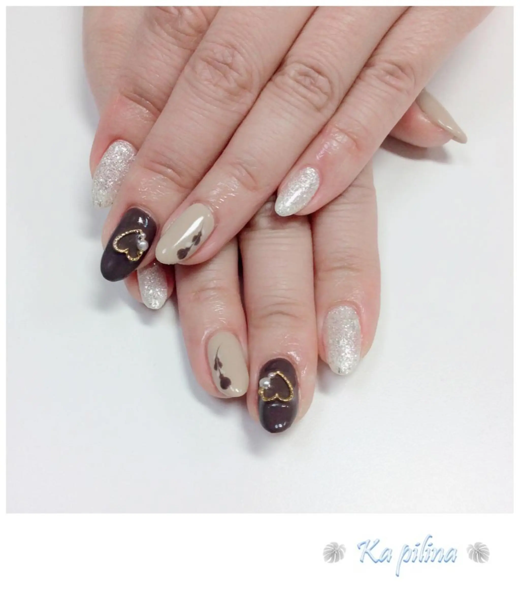 ネイル バレンタイン Nail salon Ka pilinaのネイルデザイン