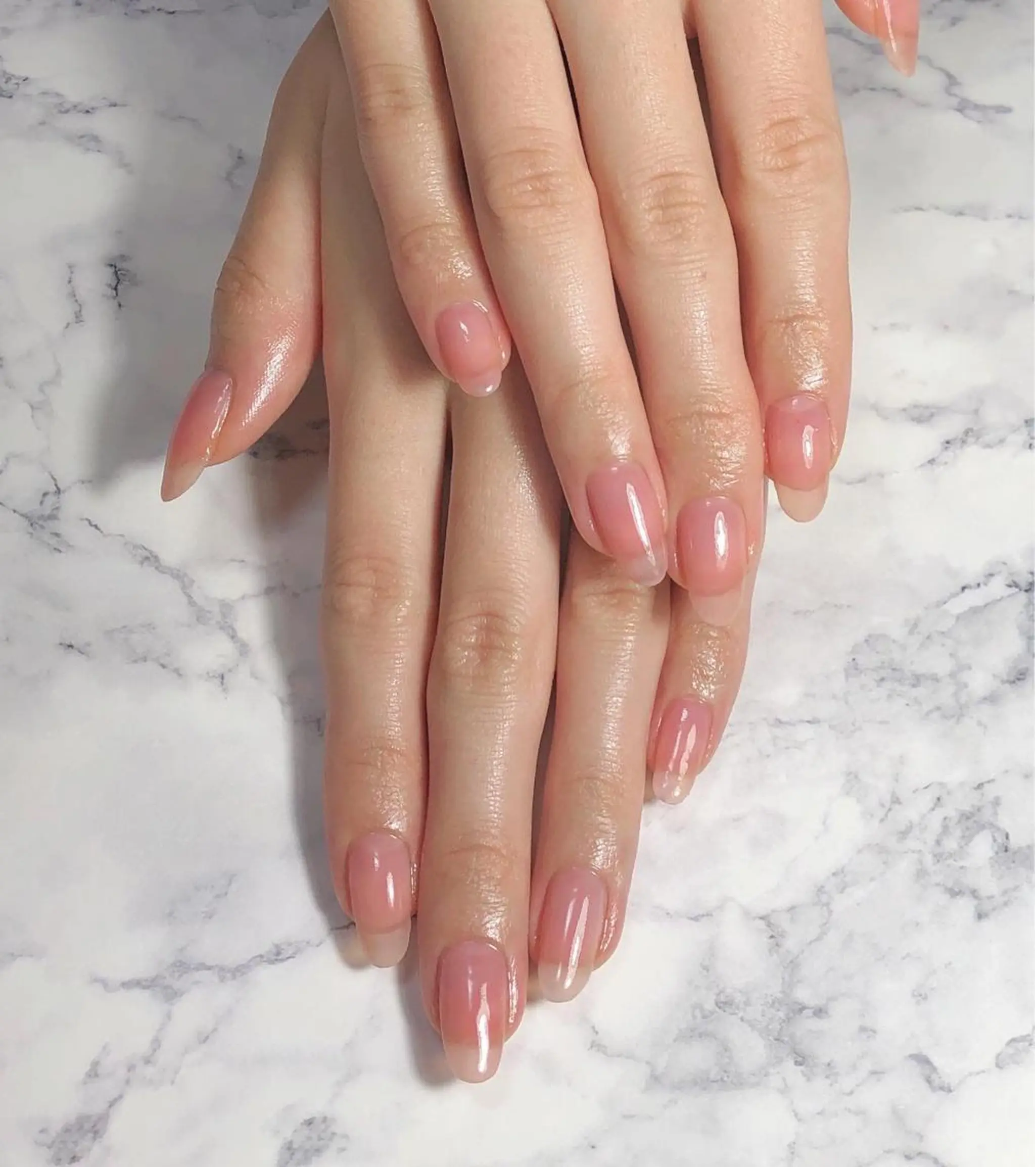 ネイル ジェルネイル ワンカラーネイル 辻野 和枝のネイルデザイン