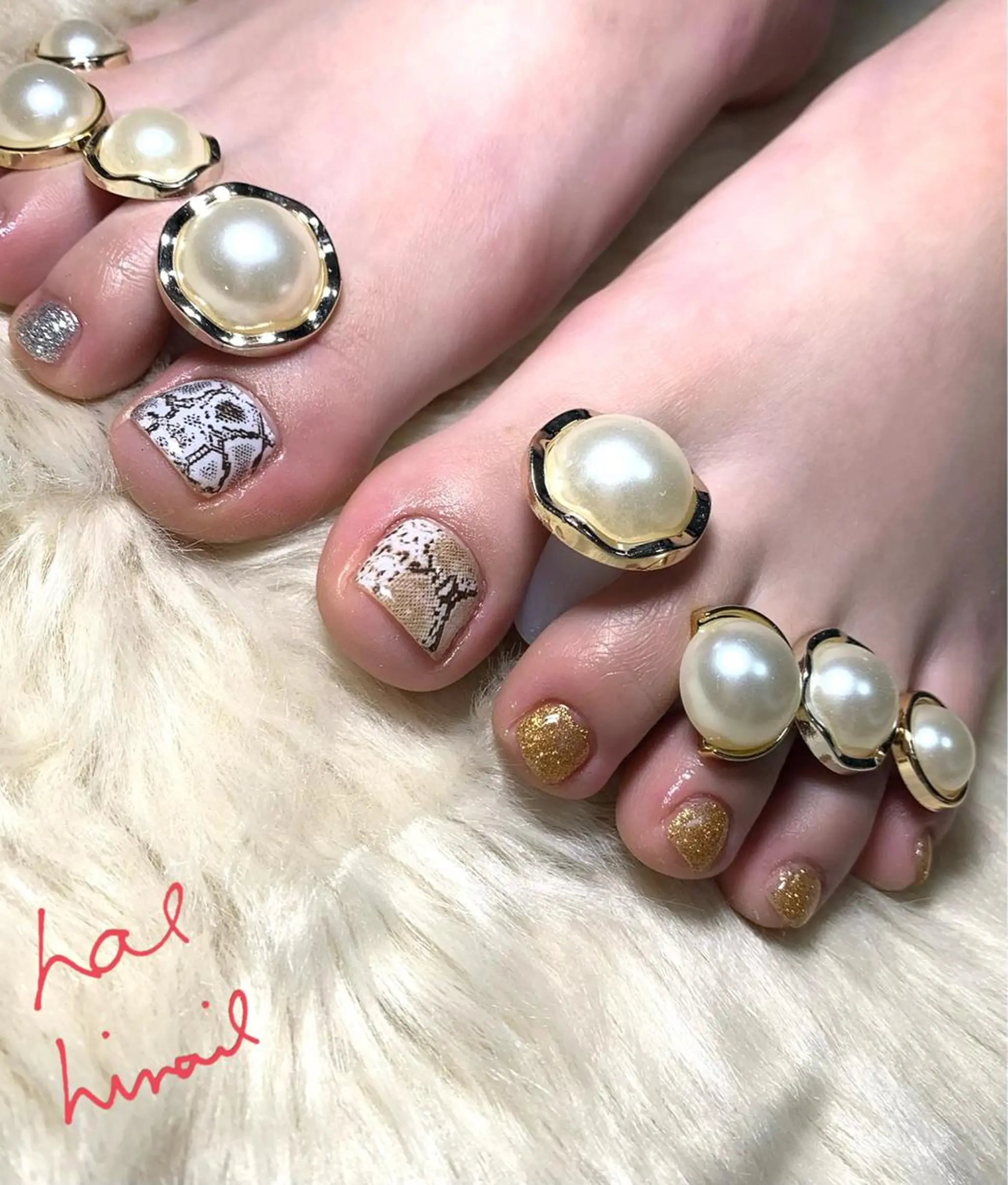 ネイル フットネイル はるひな ねいるのネイルデザイン