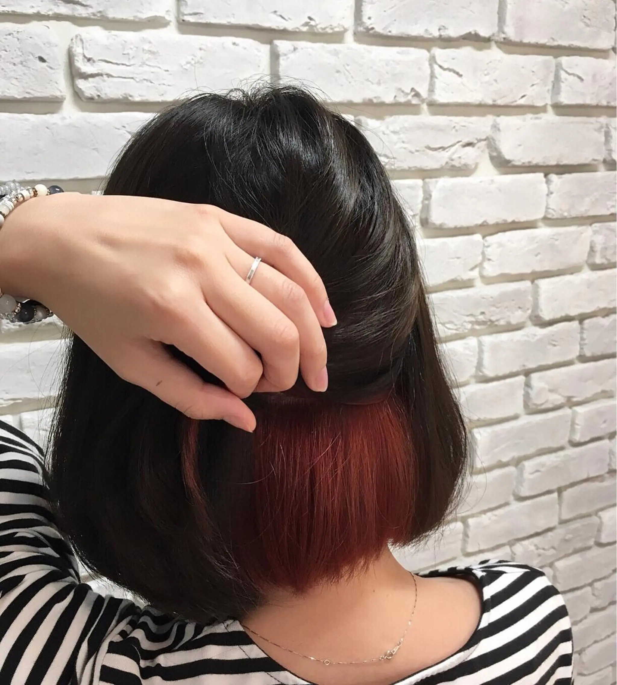 ショート カラー カット ヘアカラー トリートメント 江幡 渉のヘアスタイル